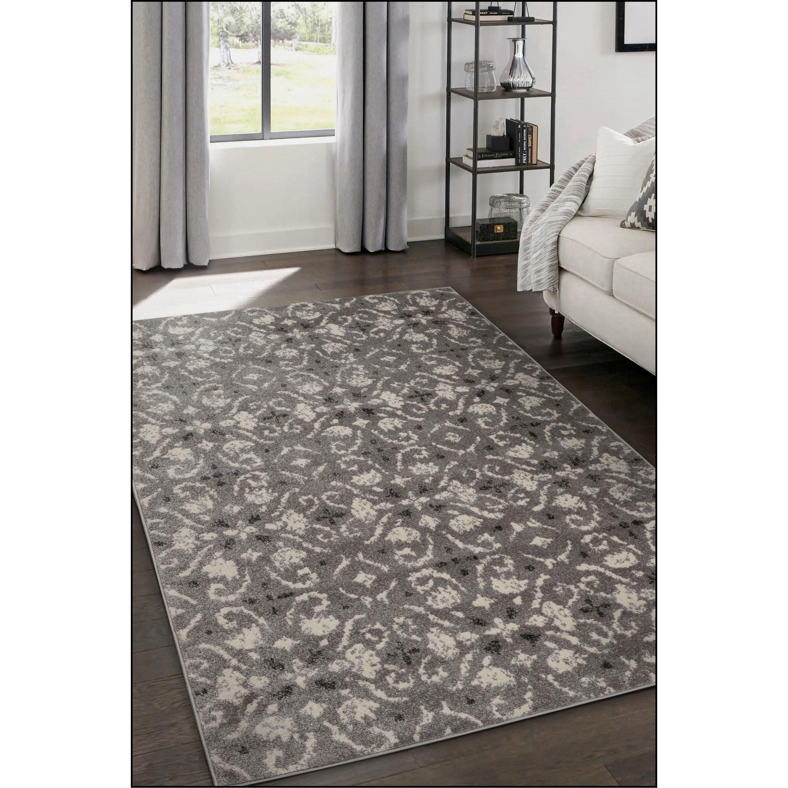 Grey - Homemaker - Echo Tile Grey Rug - 2