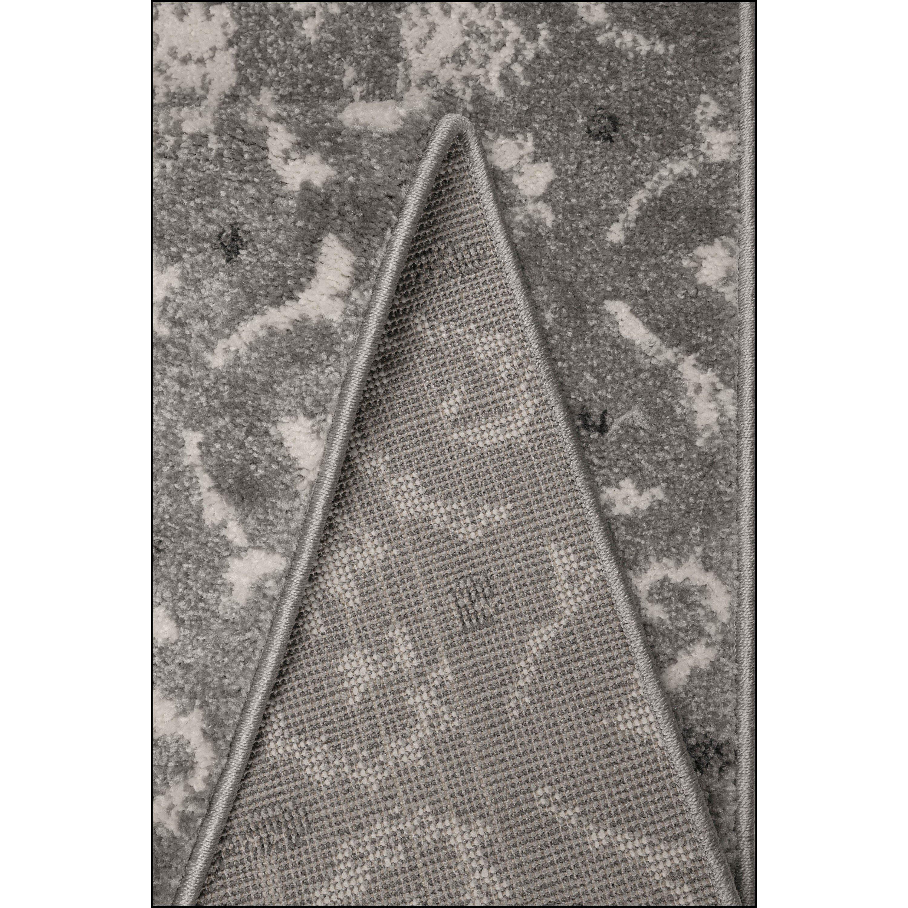 Grey - Homemaker - Echo Tile Grey Rug - 5