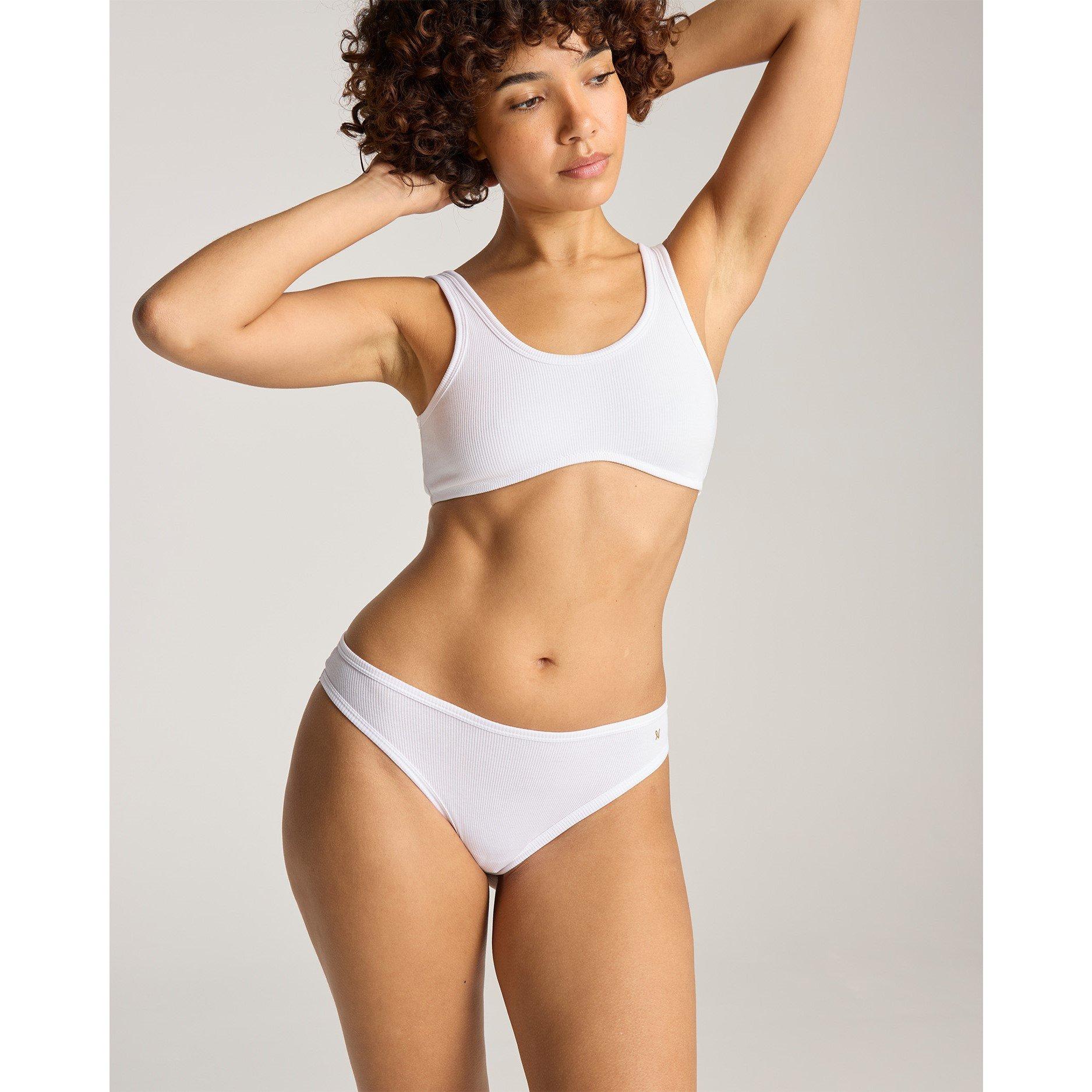 White - Nudea - MINI BRIEF 2 PACK ORGANIC COTTON - 1