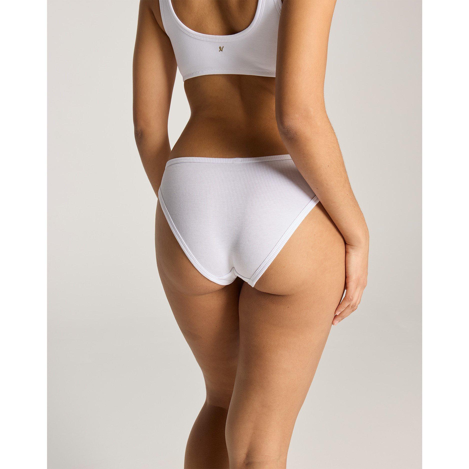 White - Nudea - MINI BRIEF 2 PACK ORGANIC COTTON - 2