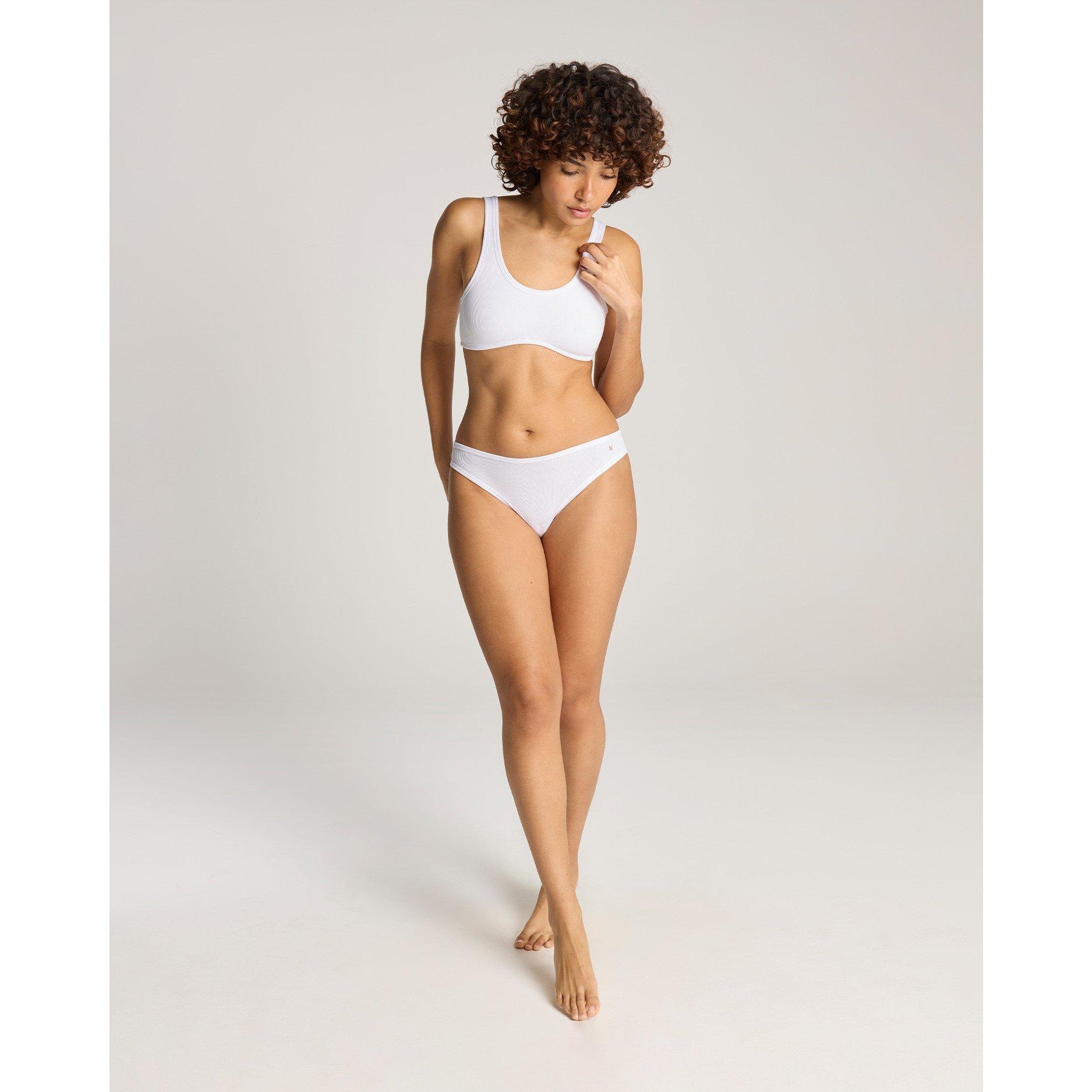 White - Nudea - MINI BRIEF 2 PACK ORGANIC COTTON - 3