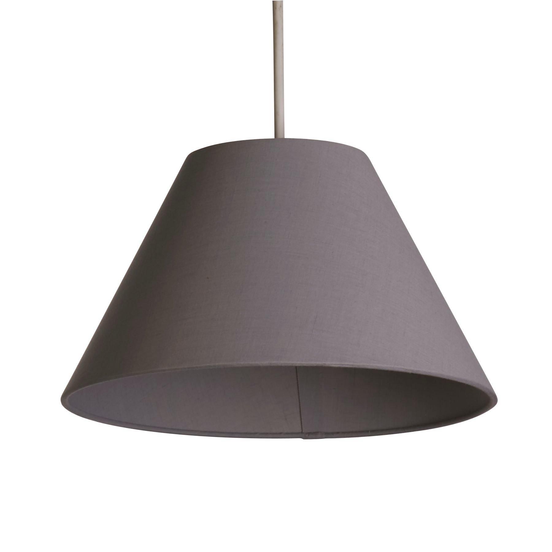 Grey - Lighting Collection - Luna Grey Tapered Shade - 3