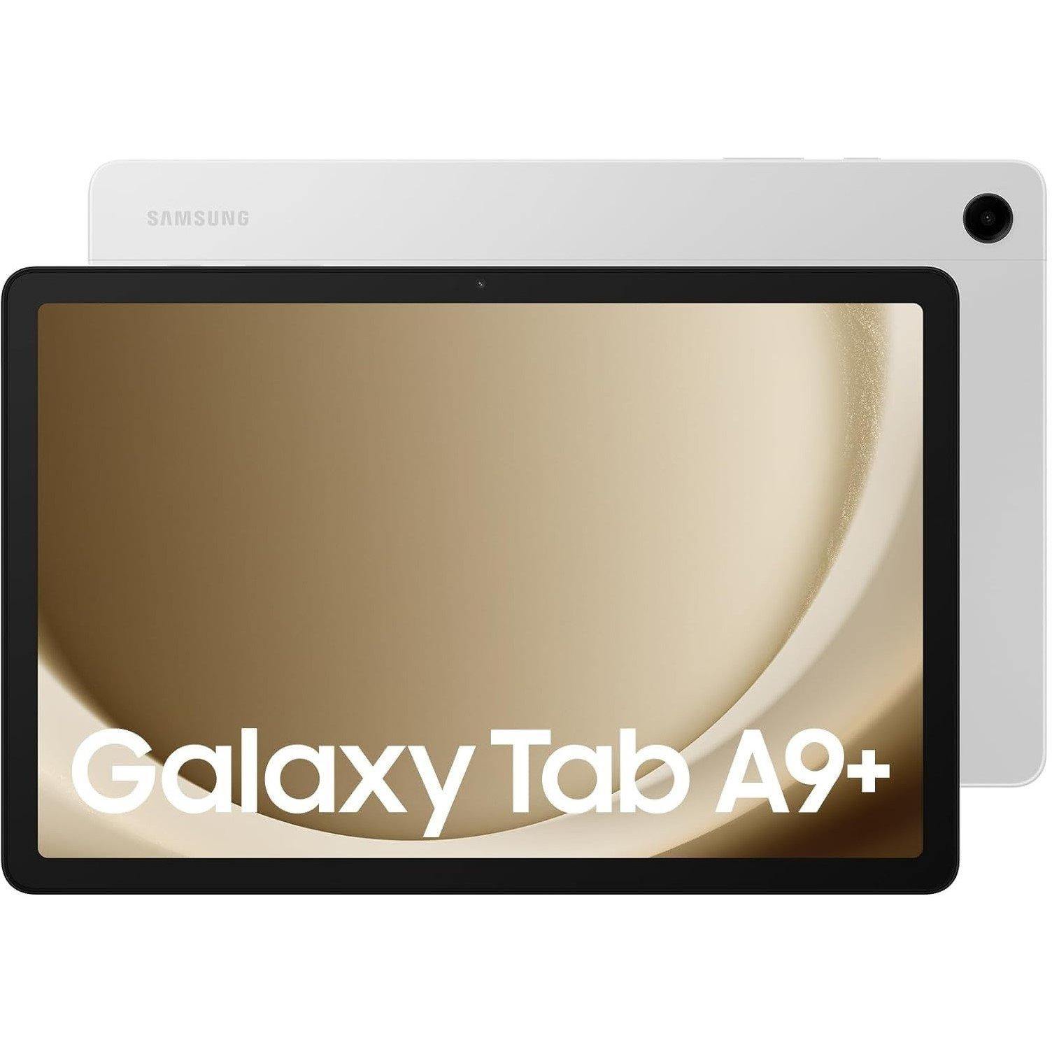 Silver - Samsung - Samsung Galaxy Tab A9+ 11in 64GB Wi-Fi Tablet - 1