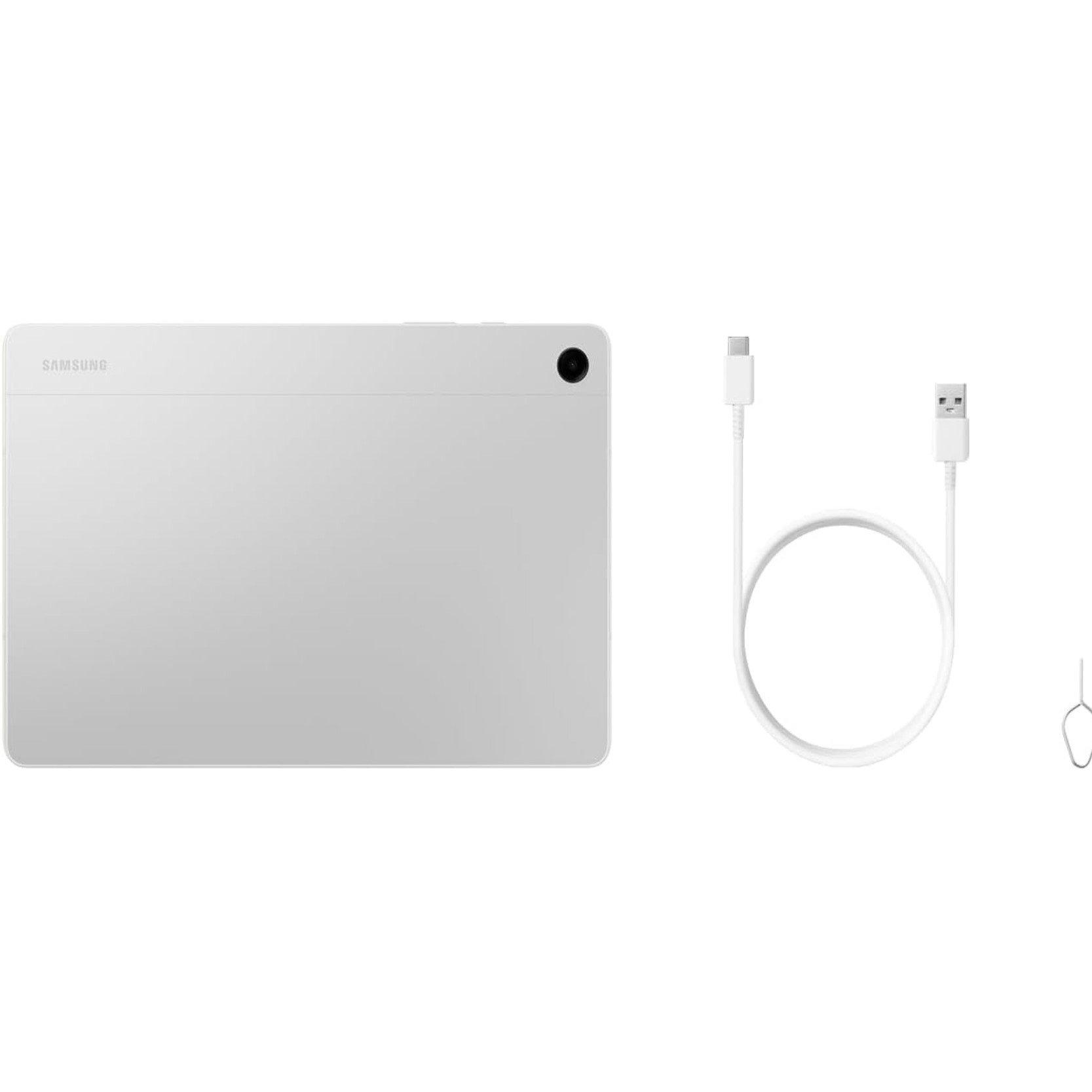 Silver - Samsung - Samsung Galaxy Tab A9+ 11in 64GB Wi-Fi Tablet - 4