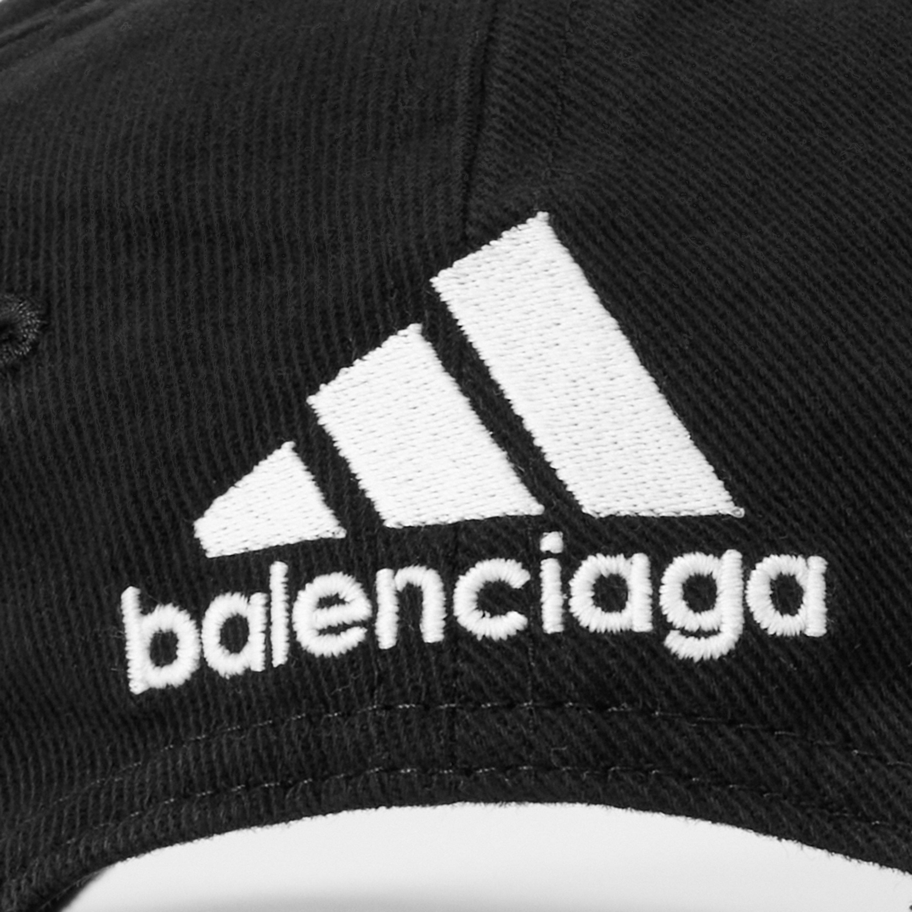 Black/White - Balenciaga - x adidas Baseball Cap - 4