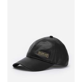 Barbour International Christa Faux-Leather Sports Cap