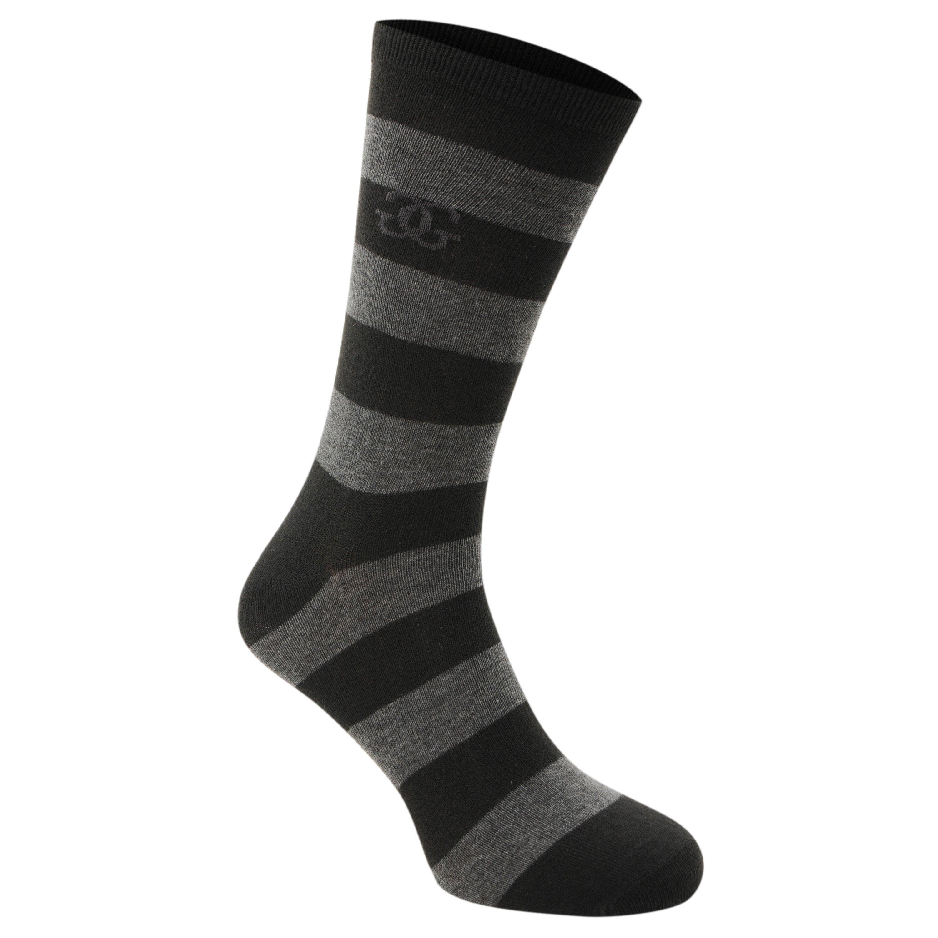 Negro/Gris - Giorgio - 4 Pack Striped Socks Junior - 4