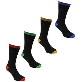 Giorgio 4 Pack HlToe Socks Junior