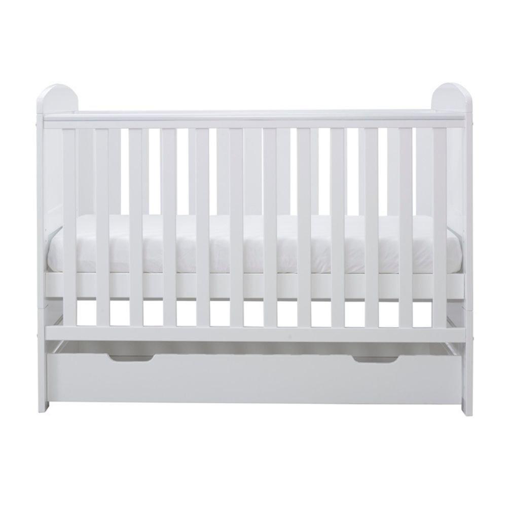 White - Ickle Bubba - Coleby Mini Cot Bed & Under Drawer - 4