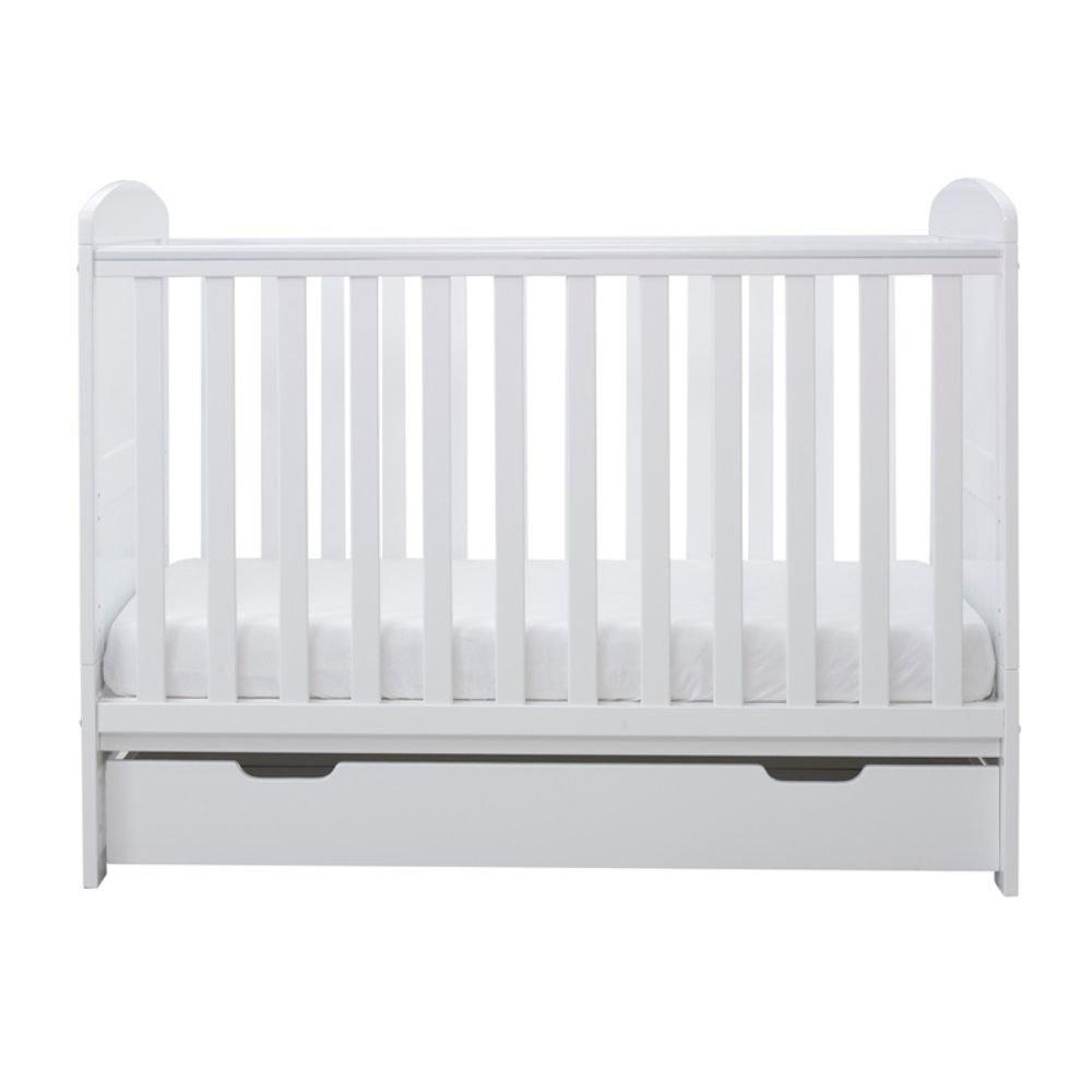 White - Ickle Bubba - Coleby Mini Cot Bed & Under Drawer - 5
