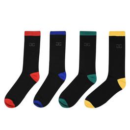 Giorgio 4 Pack HlToe Socks Mens