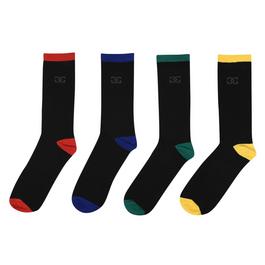 Giorgio 4 Pack High Socks Mens