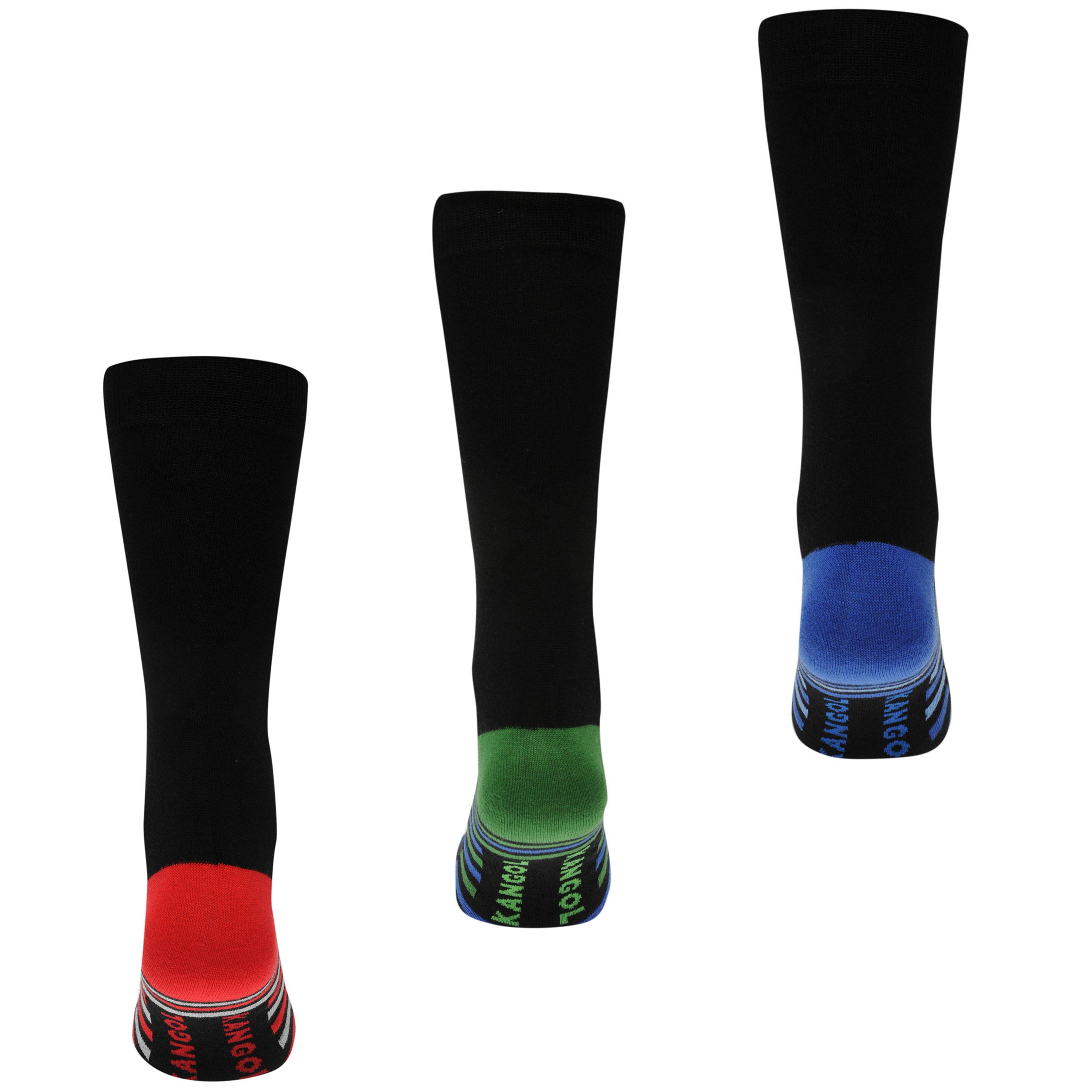 Colour Str Sole - Kangol - Formal 7 Pack Socks Mens - 10