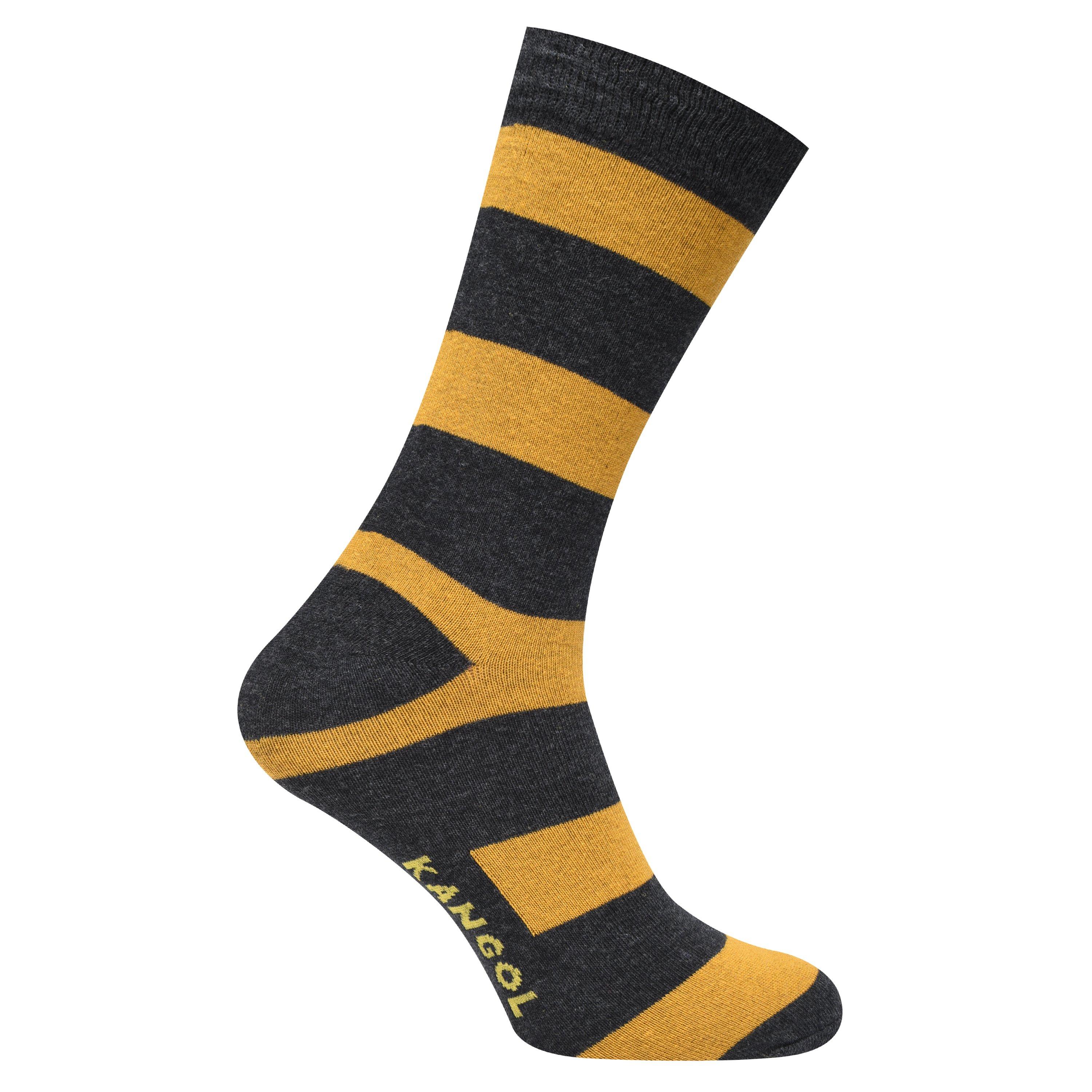 Bold Stripe - Kangol - Formal 7 Pack Socks Mens - 3