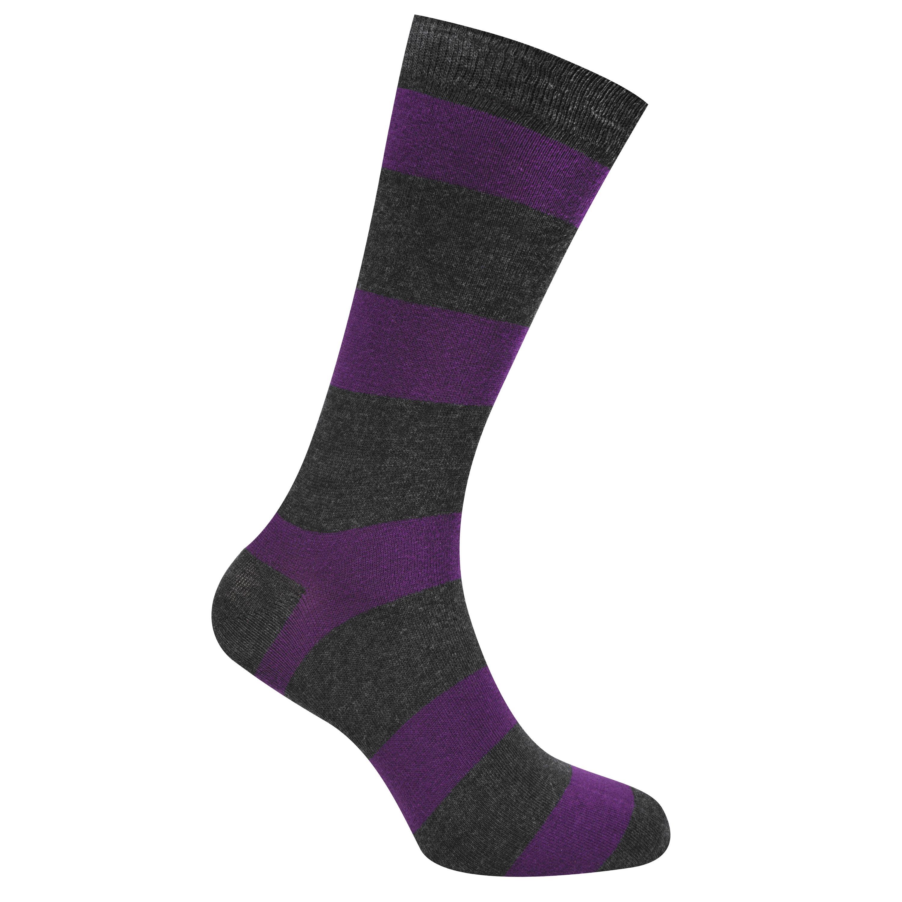 Bold Stripe - Kangol - Formal 7 Pack Socks Mens - 6