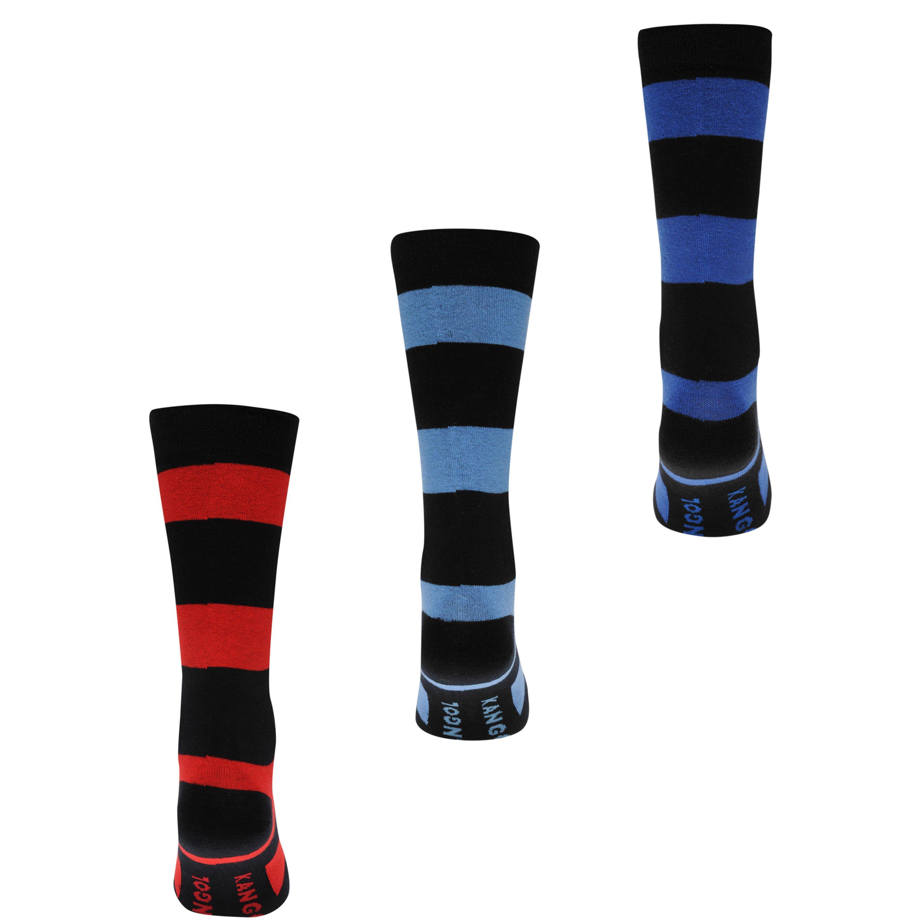 Bold Stripe - Kangol - Formal 7 Pack Socks Mens - 10