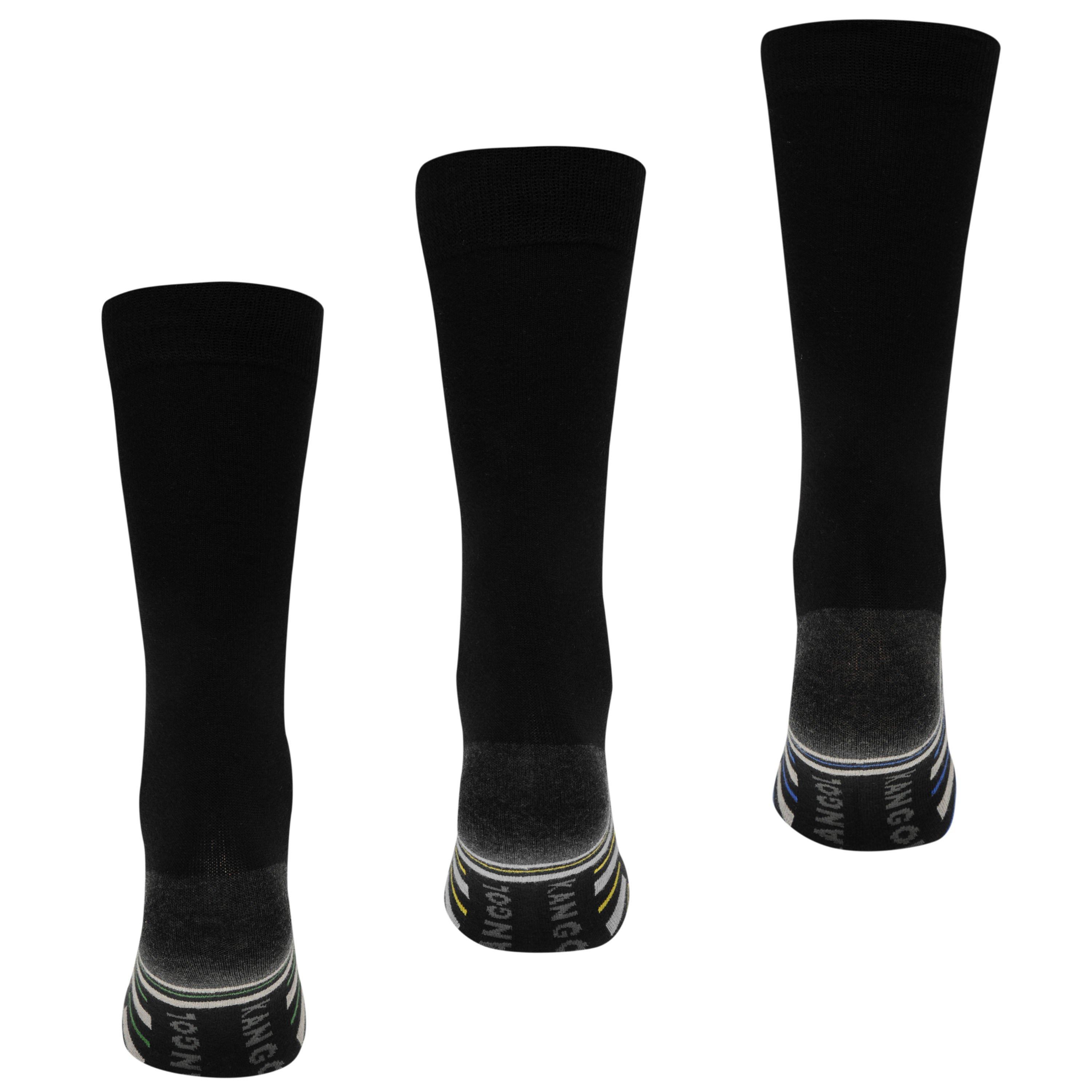 Grey Stri Sole - Kangol - Formal Socks 7 Pack Mens Plus - 10