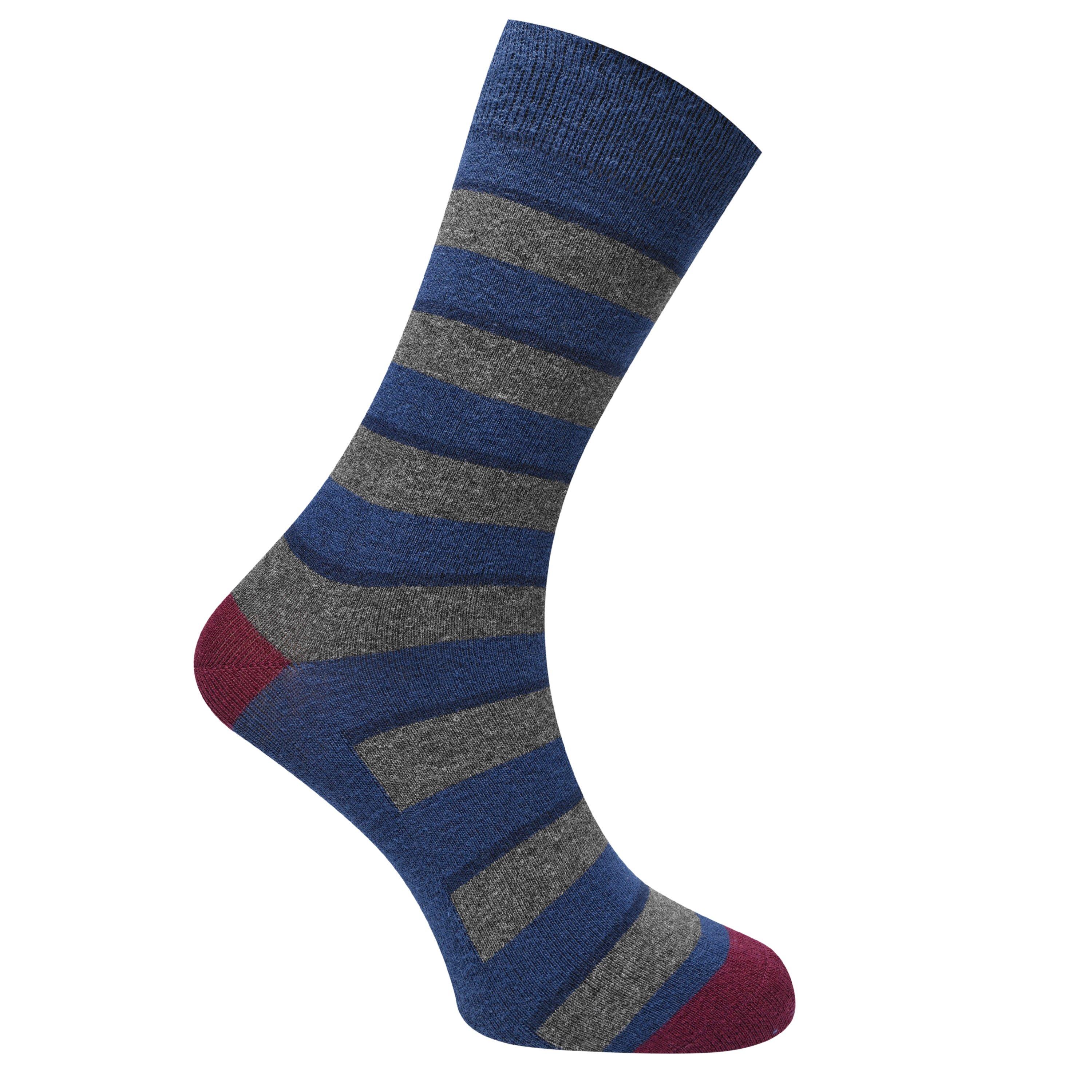 Striped - Firetrap - 3 Pack Formal Socks Mens - 2