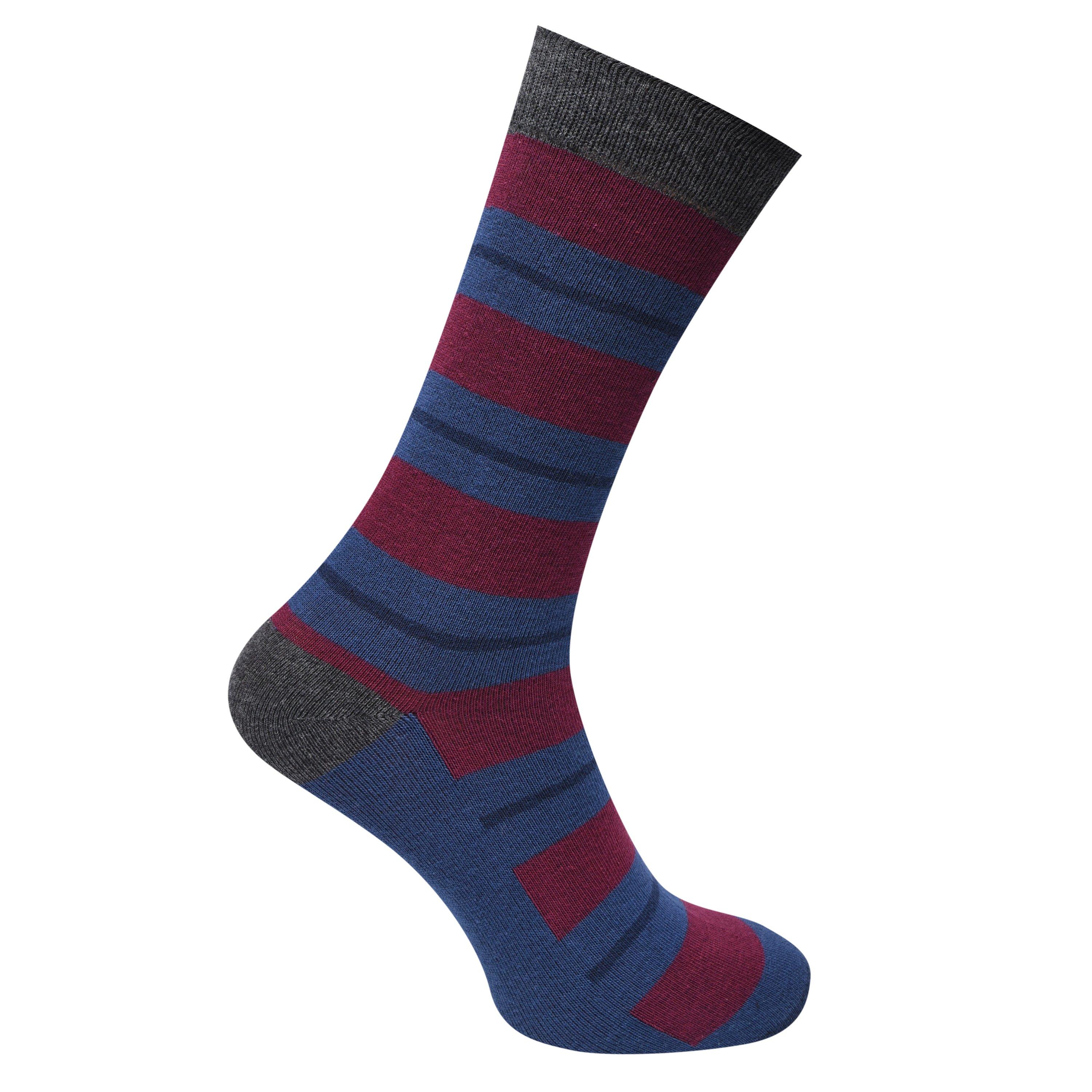 Striped - Firetrap - 3 Pack Formal Socks Mens - 3