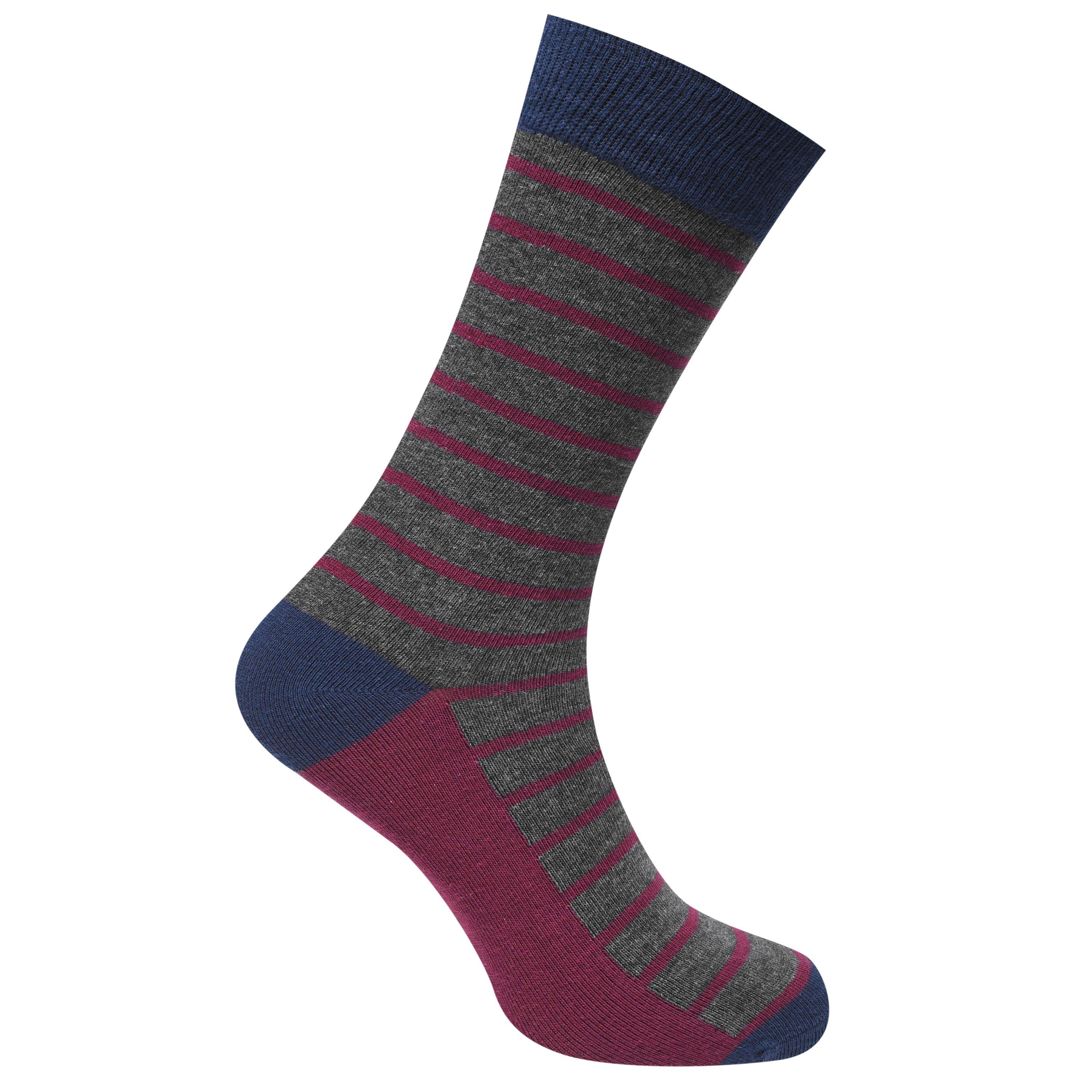 Striped - Firetrap - 3 Pack Formal Socks Mens - 4