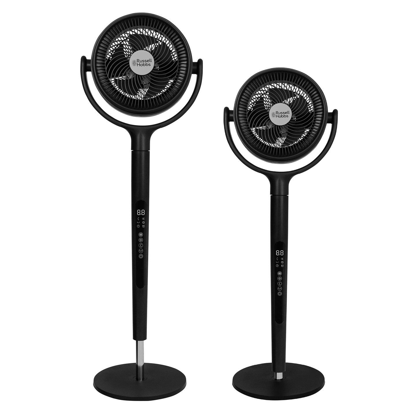 Grey - Russell Hobbs - Russell Hobbs RHPCF360 Pedestal Circulator 360 Fan - 11