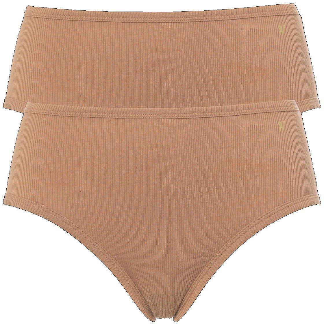 Mocha - Nudea - MIDI BRIEF 2 PACK ORGANIC COTTON - 5