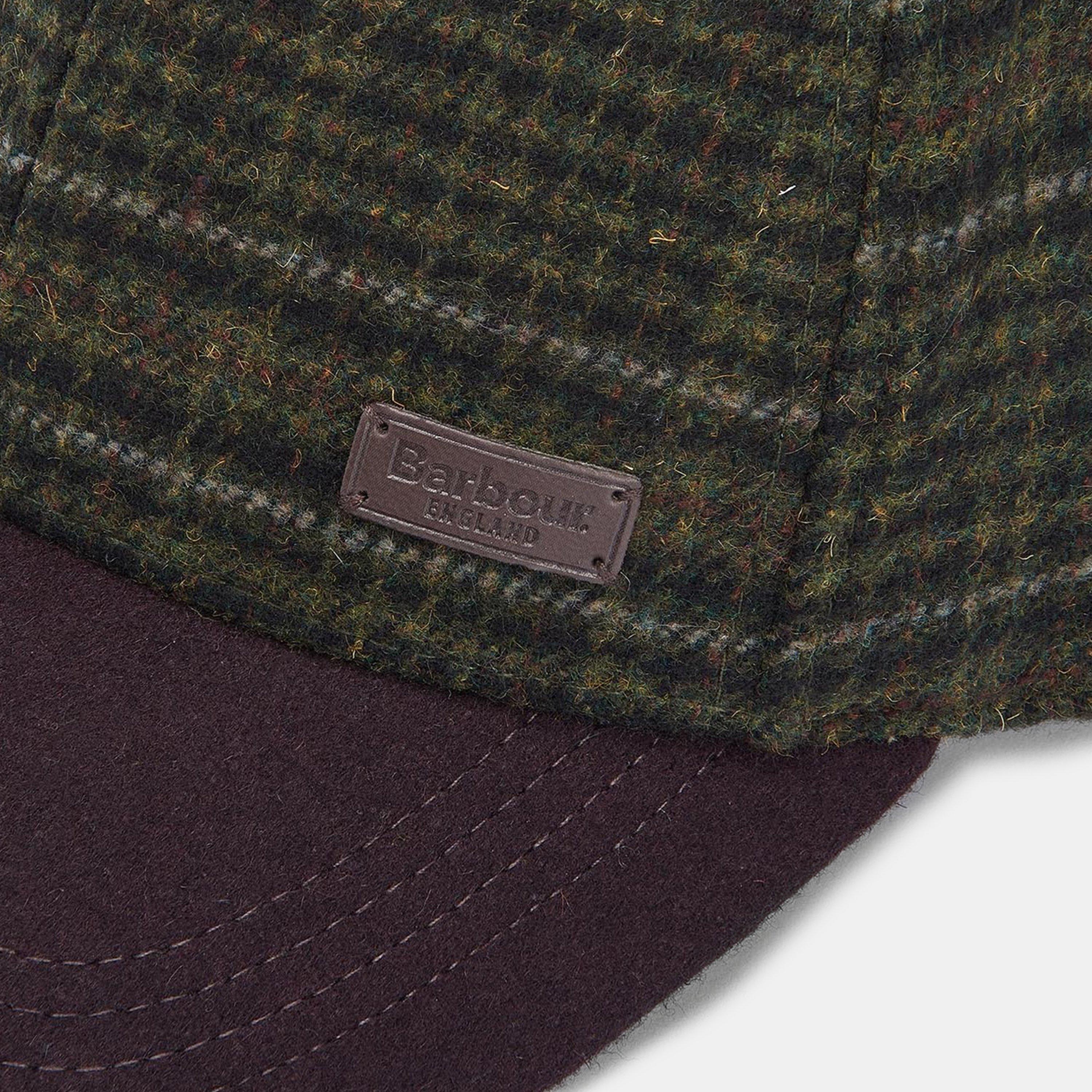 Brown/Olive - Barbour - Clyde Wool Mix Sports Cap - 3