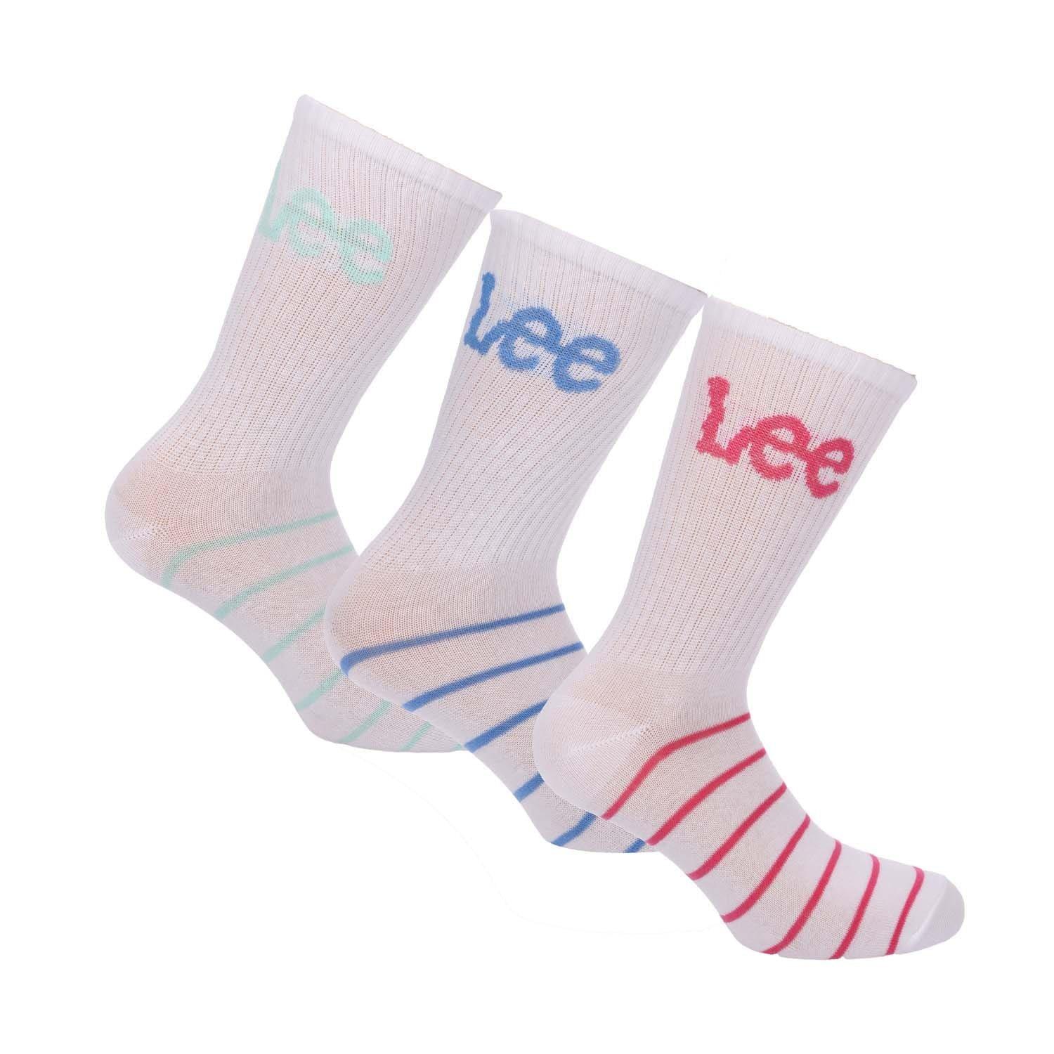White - Lee - 3 Pack of Sport Socks