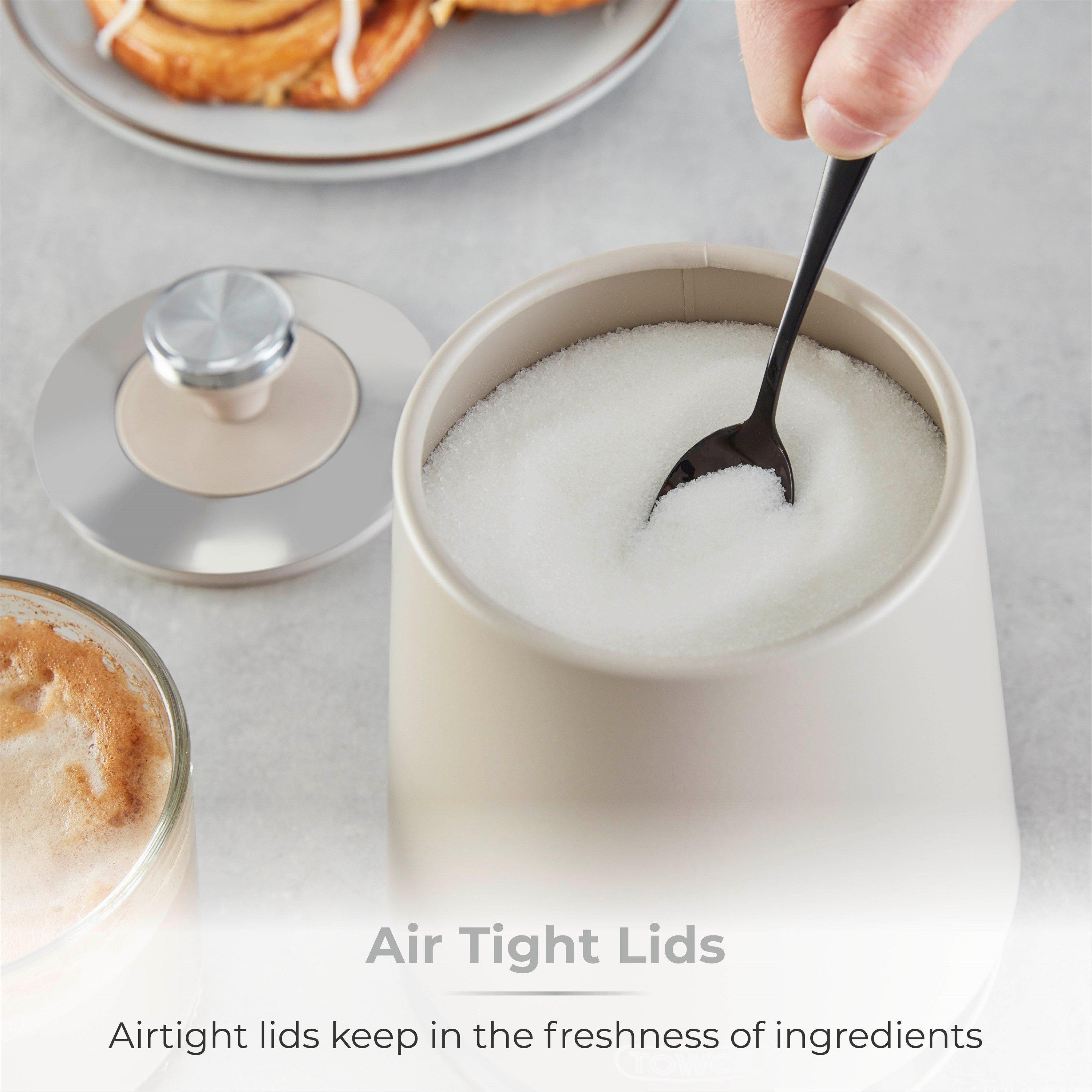 Latte - Tower - Cavaletto Set of 3 Canisters Latte - 4