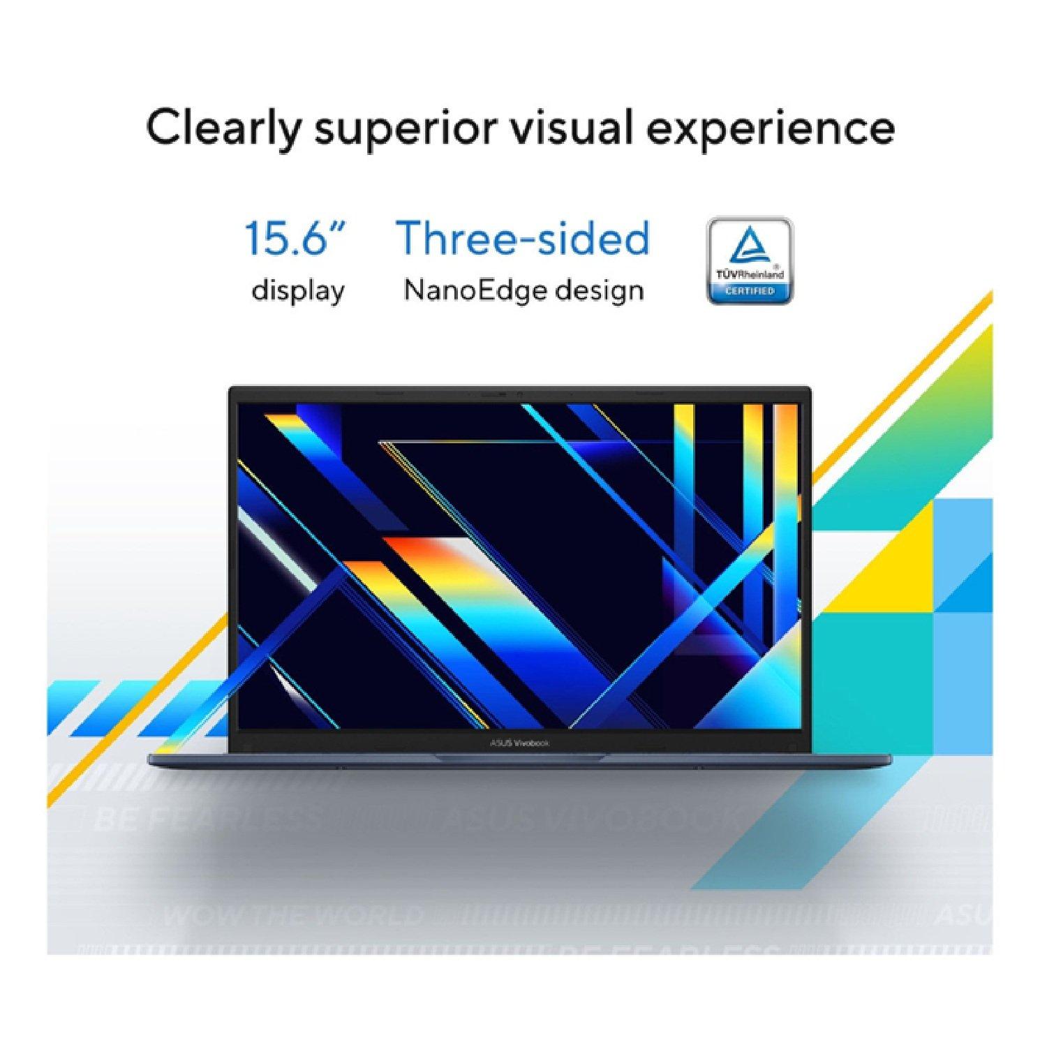 Blue - ASUS - Vivobook 15 15.6 Laptop -  Core i3 8GB 128GB - 2