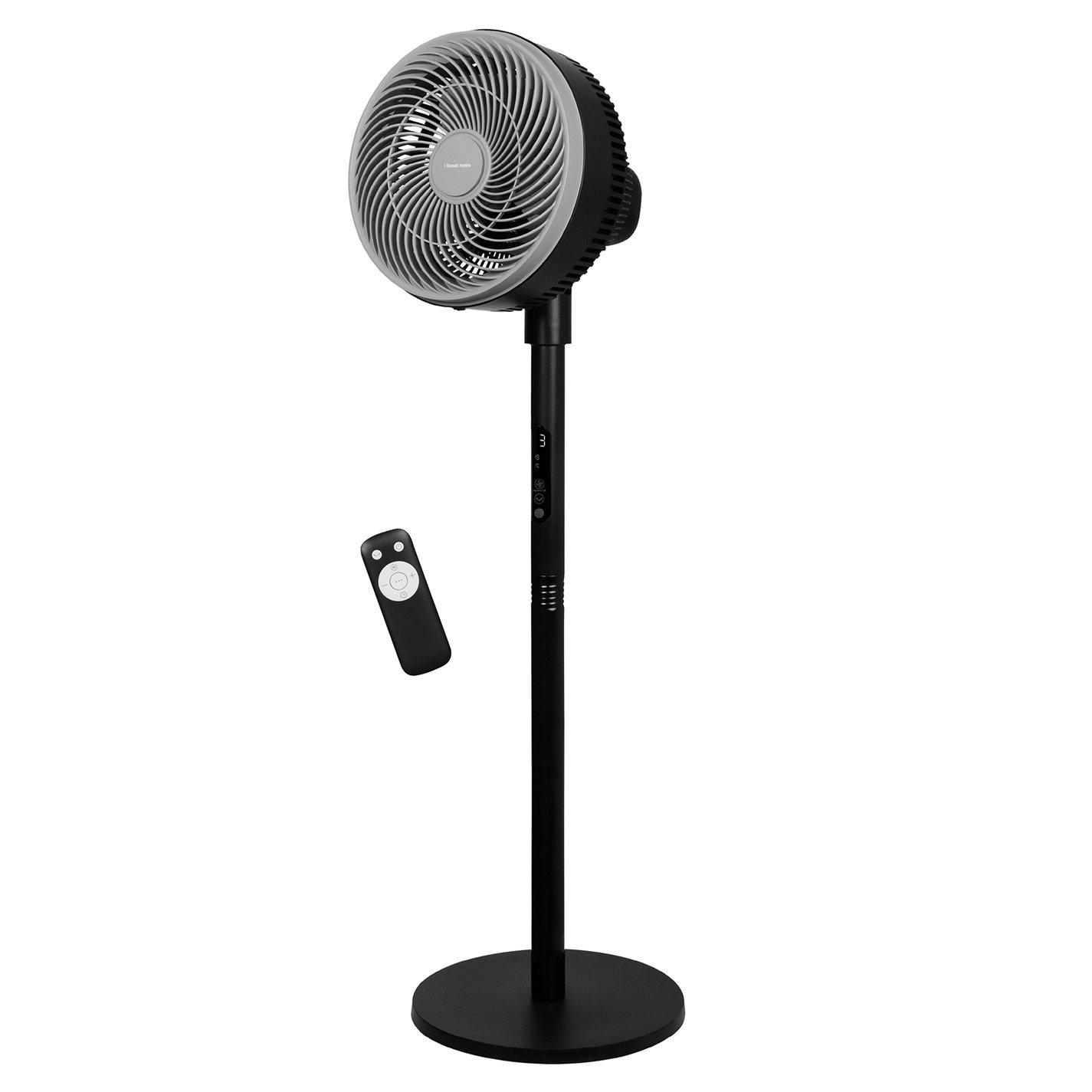 Black - Russell Hobbs - RHPCF825B 8" Pedestal Circulator - Black - 1