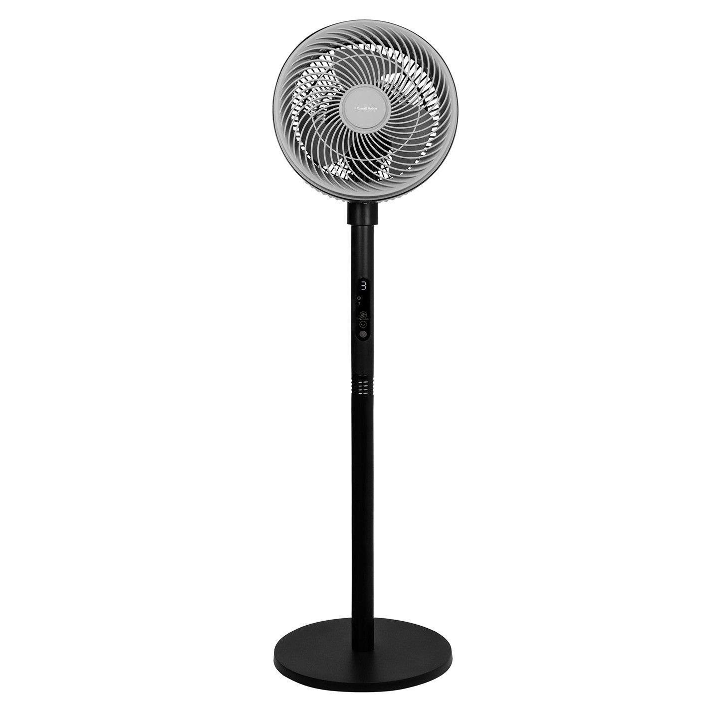 Black - Russell Hobbs - RHPCF825B 8" Pedestal Circulator - Black - 11