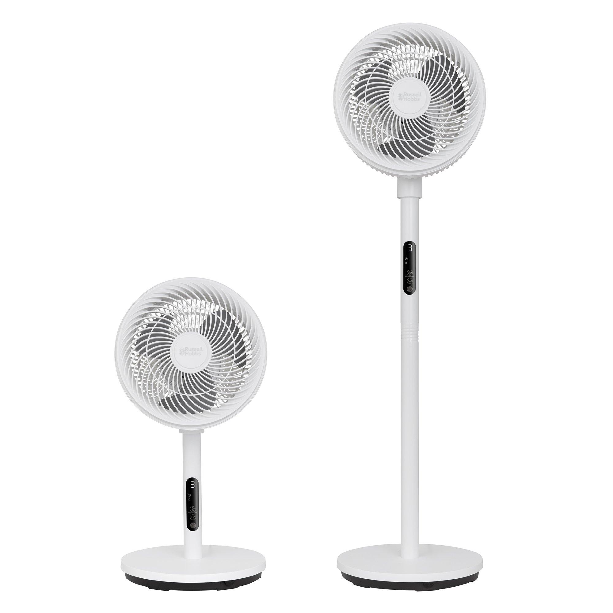 White - Russell Hobbs - RHPCF825 8 Pedestal Circulator - White - 5