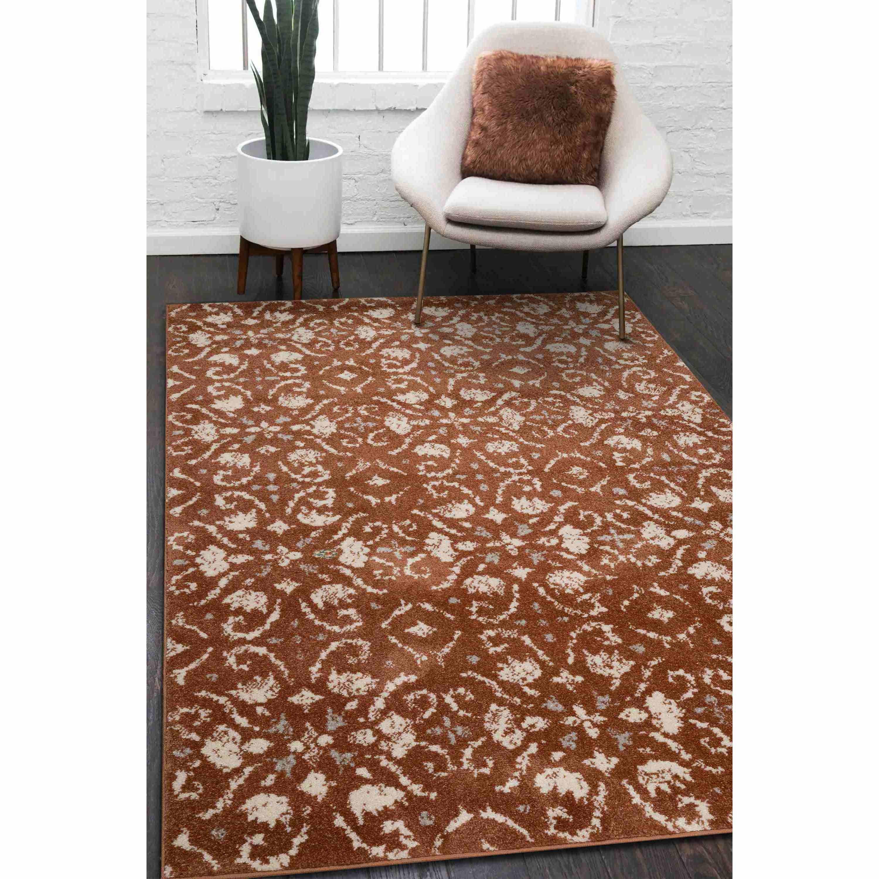 Homemaker Echo Tile Terracotta Rug