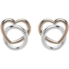 Unique And Co & Co Sterling Rose Gold plate Stud Earrings