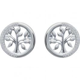 Unique And Co Unique & Co Sterling Stud Earrings with CZ