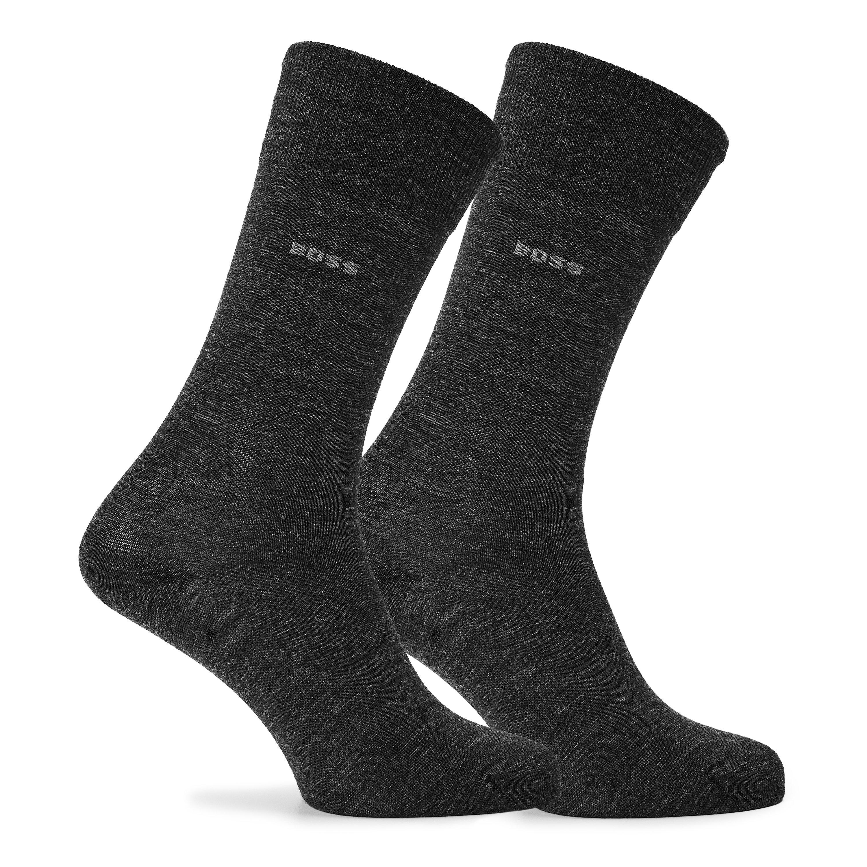 Charcoal - Boss - Boss 2p Rs Uni Wo 10257406 01 Ankle Sock Mens - 1