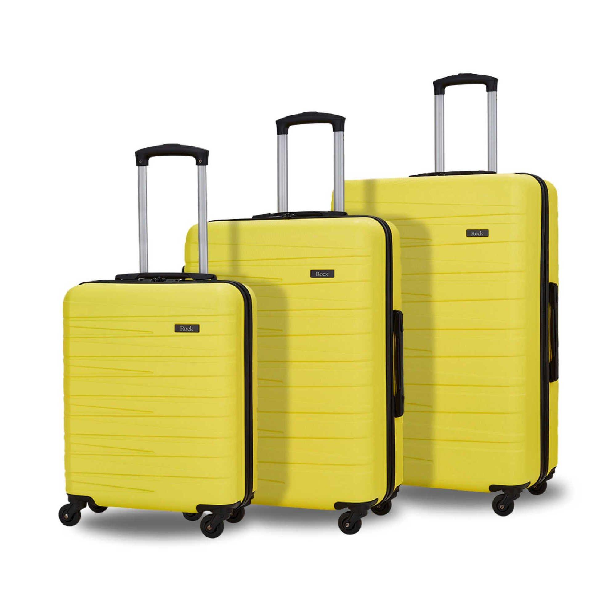 Yellow - Rock - Rock Seattle Suitcases Yellow - 1
