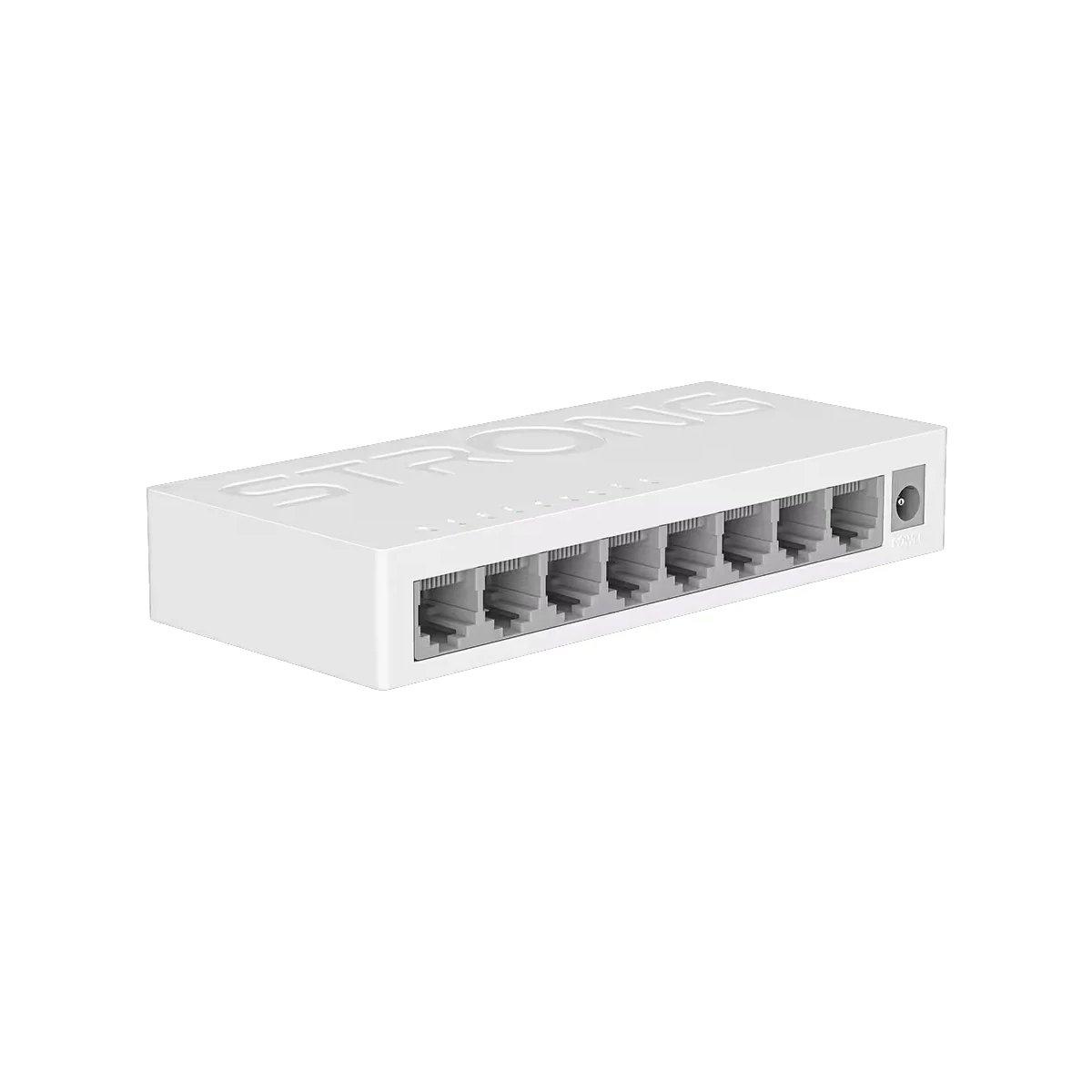 White - Generic - Strong 8 Port 10/100/1000 Mbps Gigabit Switch - 2