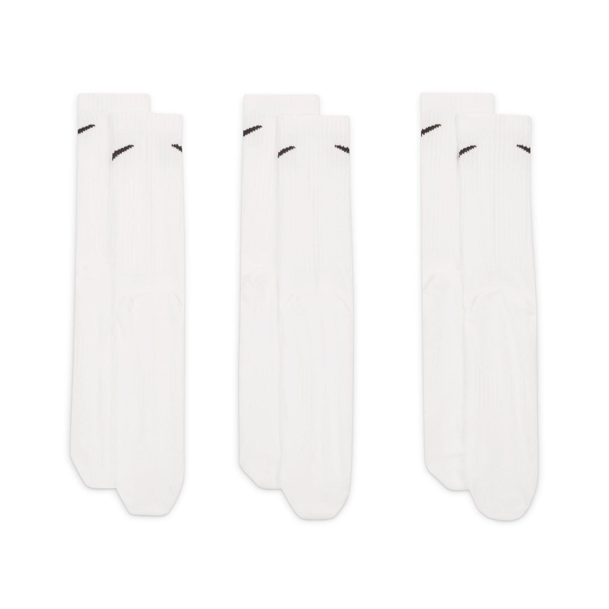 Blanco/Negro - Nike - Everyday Lightweight Training Crew Socks (3 Pairs) - 5