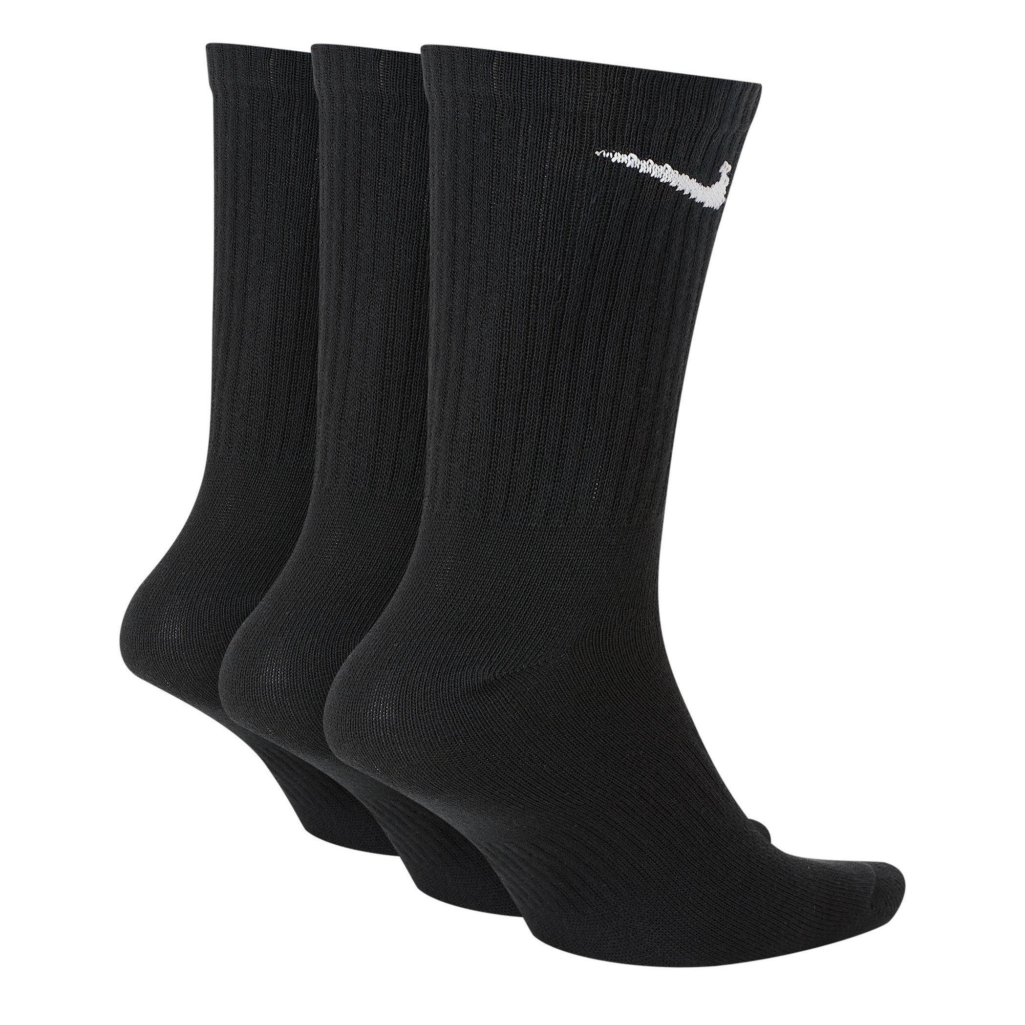 Noir/Blanc - Nike - Everyday Lightweight Training Crew Socks (3 Pairs) - 2