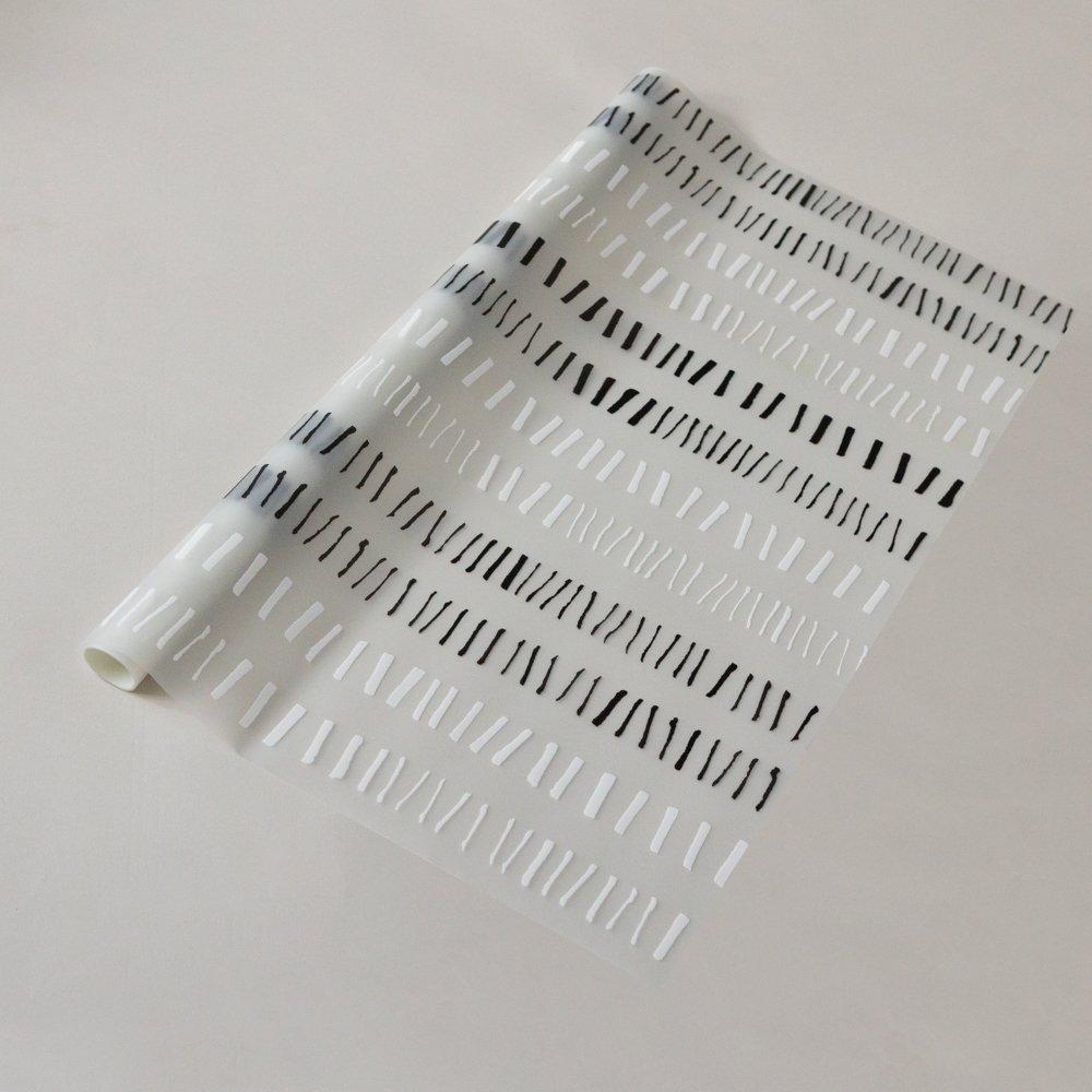 White/Black - D C Fix - dc fix  Stitches Static Cling Window Film - 2