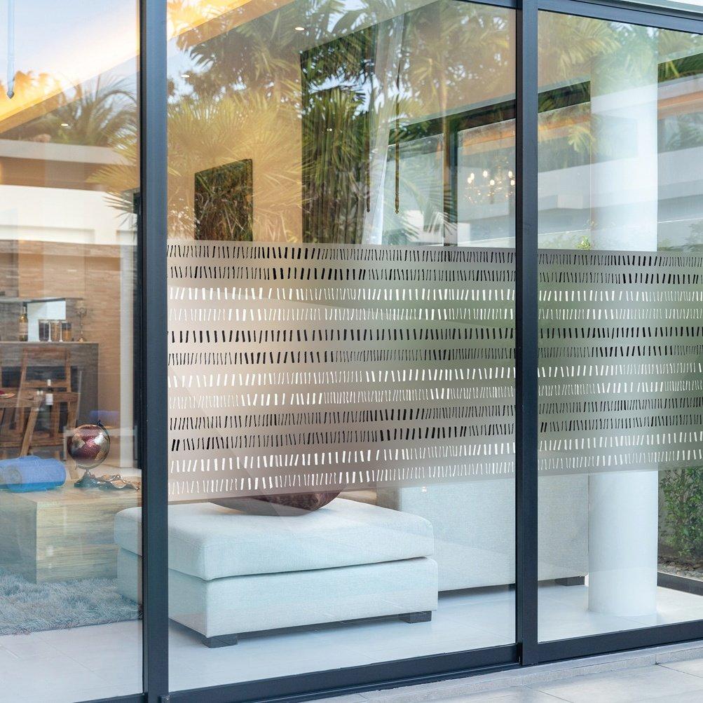 White/Black - D C Fix - dc fix  Stitches Static Cling Window Film - 4