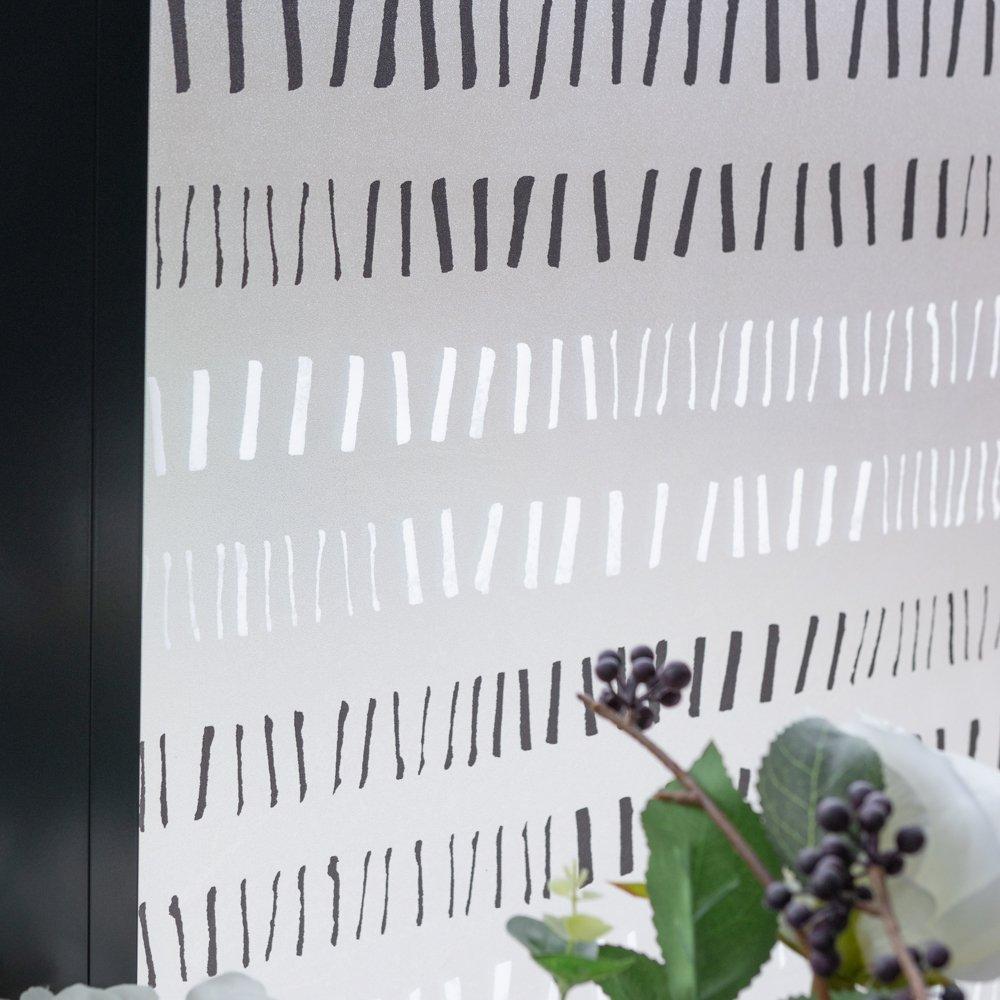 White/Black - D C Fix - dc fix  Stitches Static Cling Window Film - 5