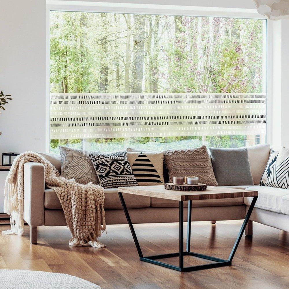 White/Black - D C Fix - dc fix  Stitches Static Cling Window Film - 6