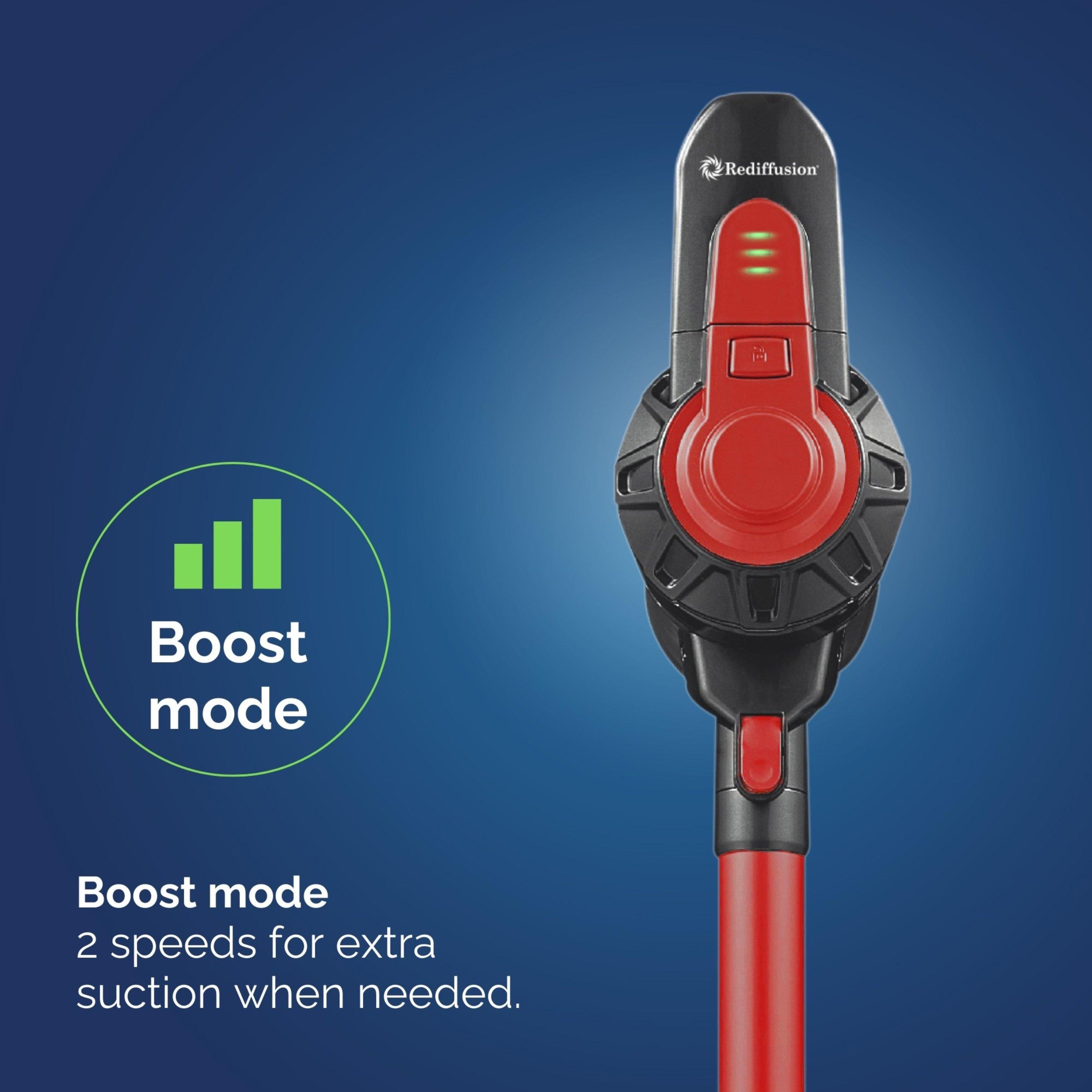 Red - Rediffusion - 2 in 1 Stick Vacuum Cleaner - 13