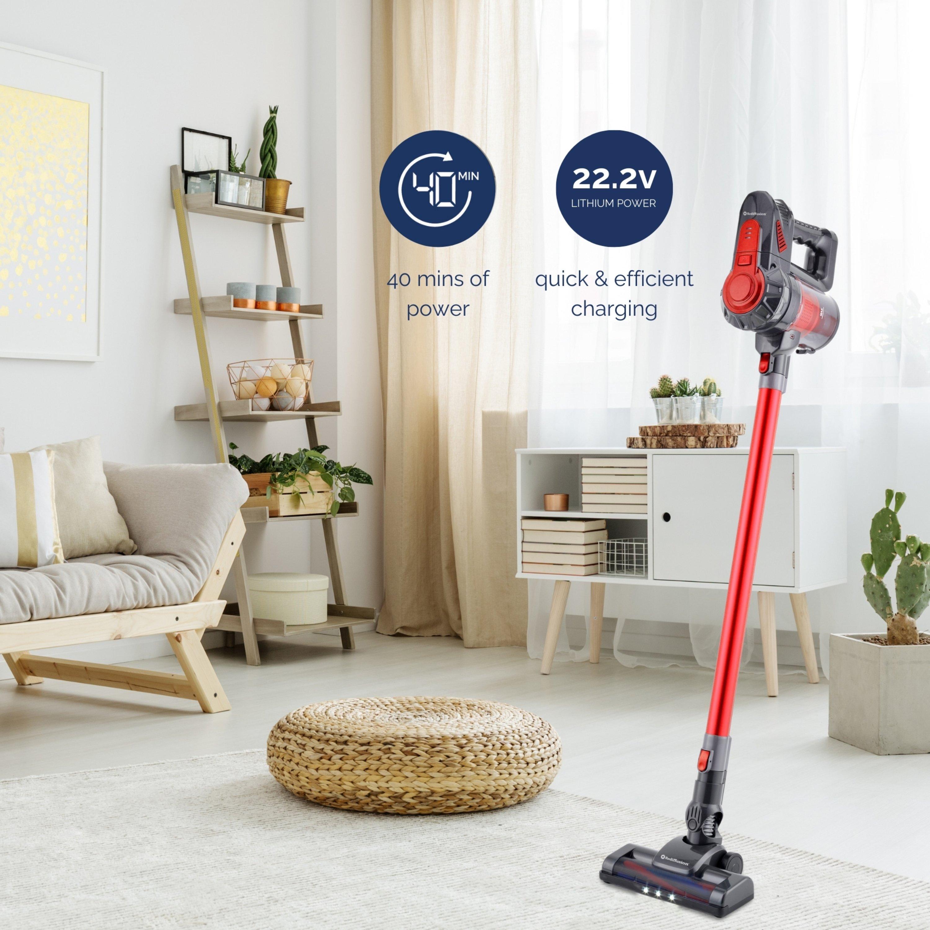 Red - Rediffusion - 2 in 1 Stick Vacuum Cleaner - 3