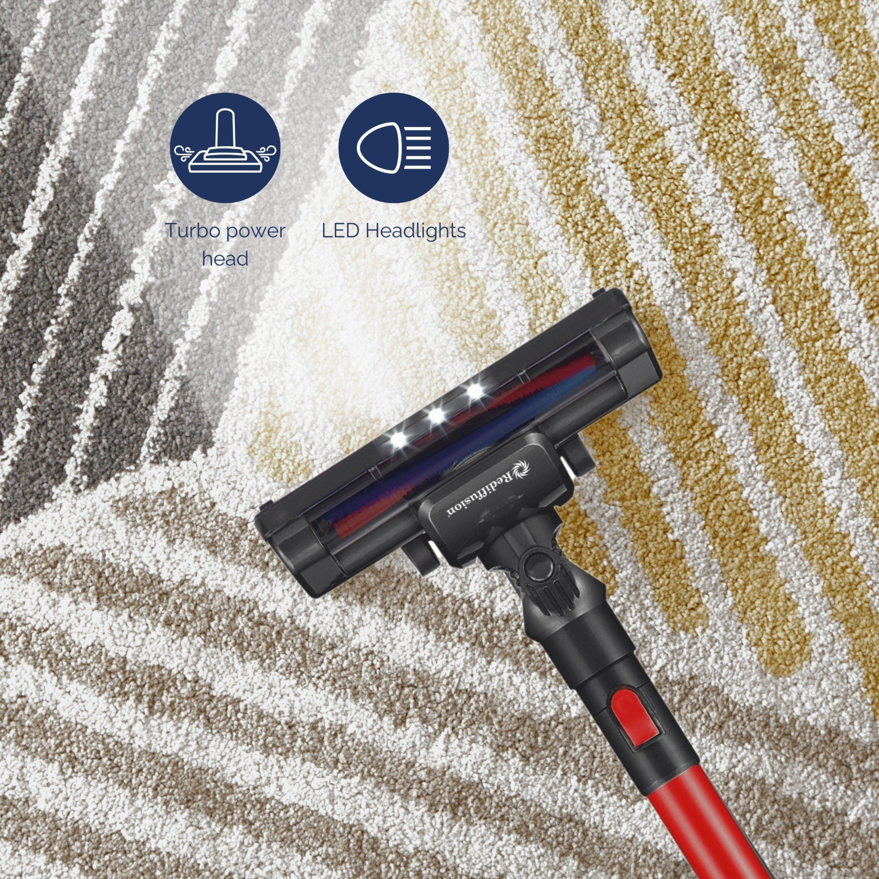 Red - Rediffusion - 2 in 1 Stick Vacuum Cleaner - 5