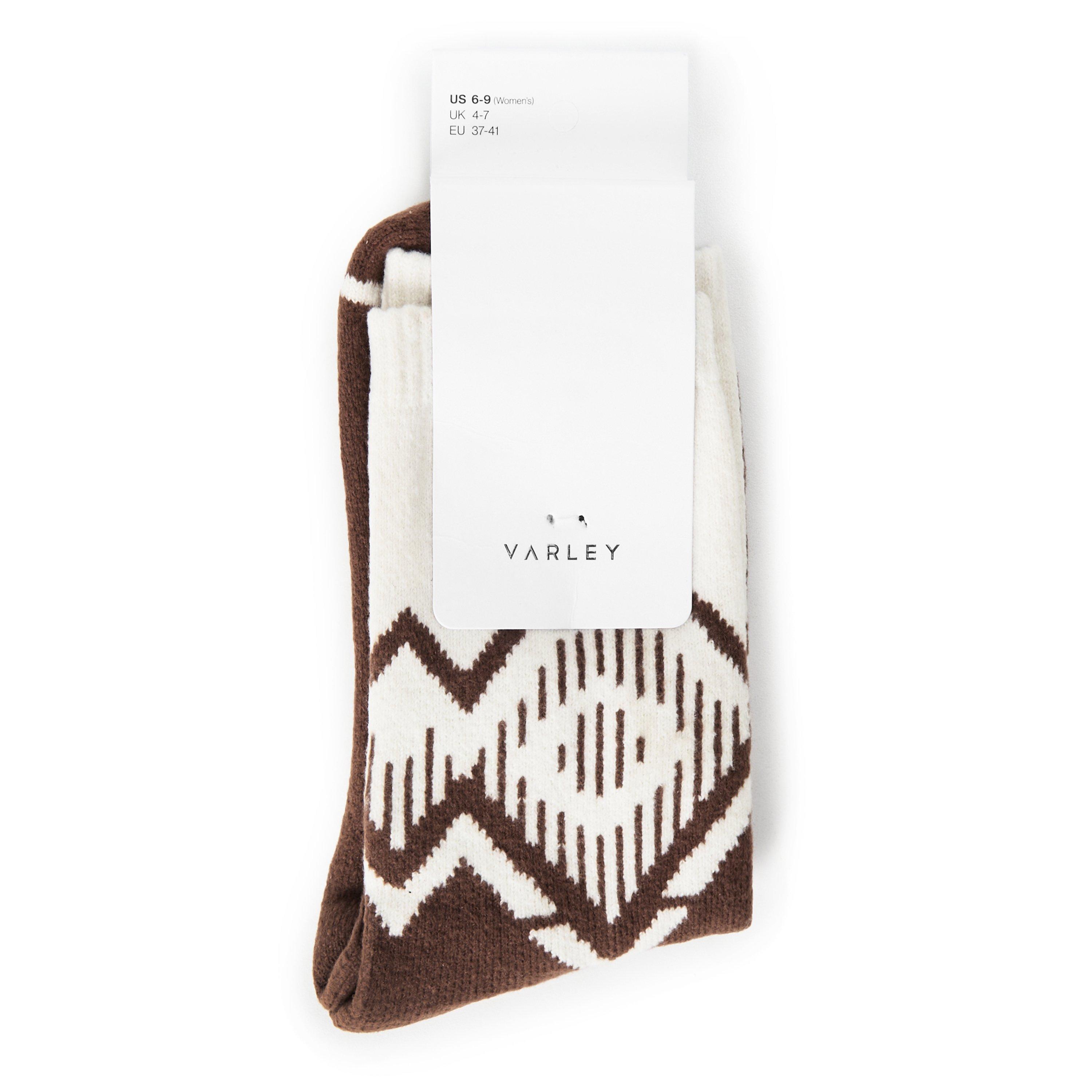 RED - Varley - ACC erica jacquard knit sock - 1