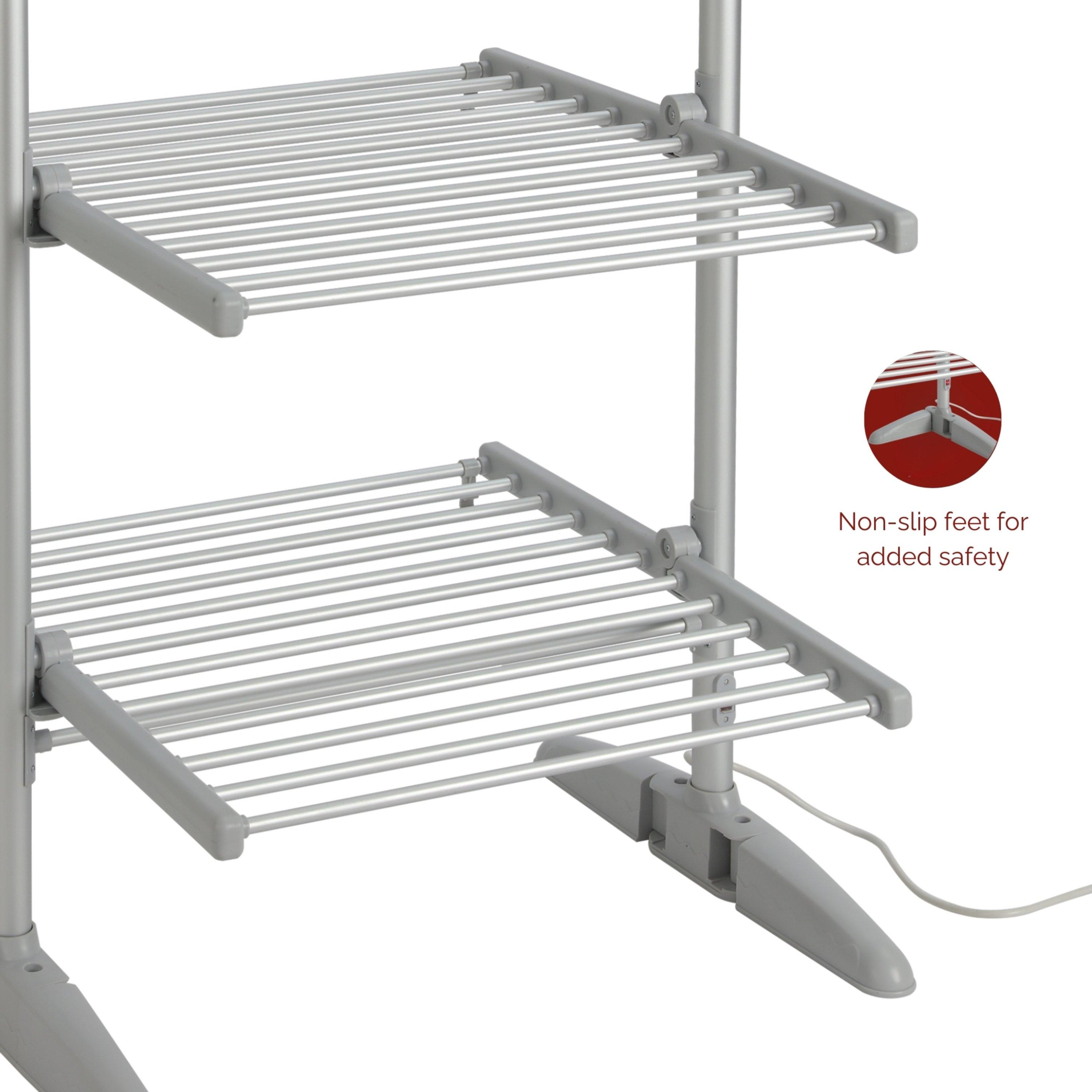 White - Rediffusion - 3 Tier Heated Airer - 4
